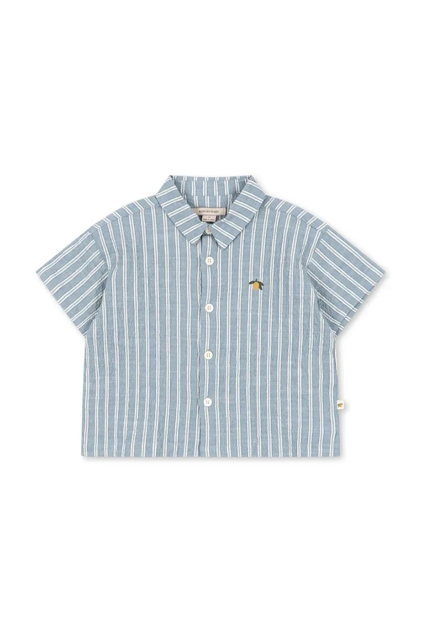 ELLIOT SS SHIRT GOTS детская хлопковая рубашка