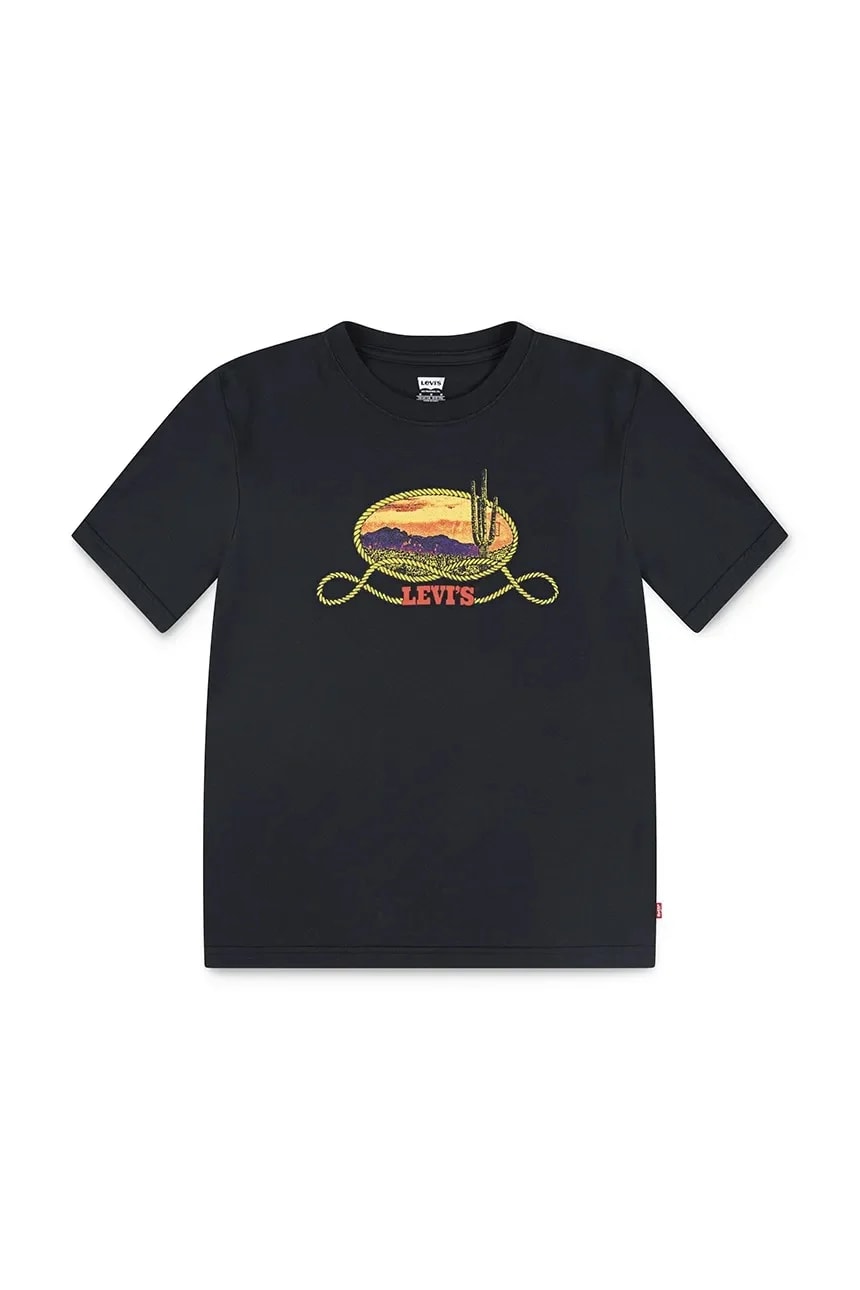 Детская хлопковая футболка CACTUS IN THE SUNSET TEE