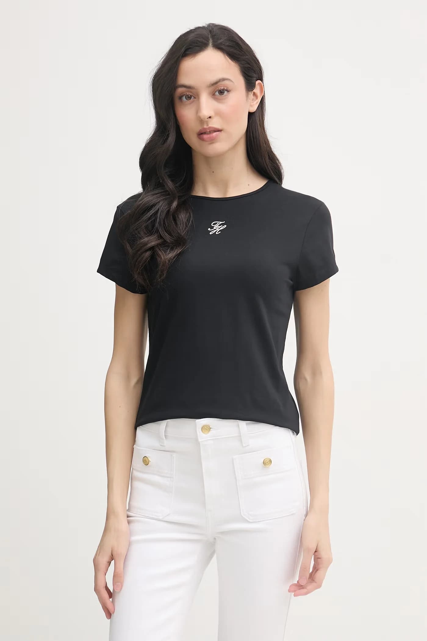 ЛЕТО женская футболка черная для женщин