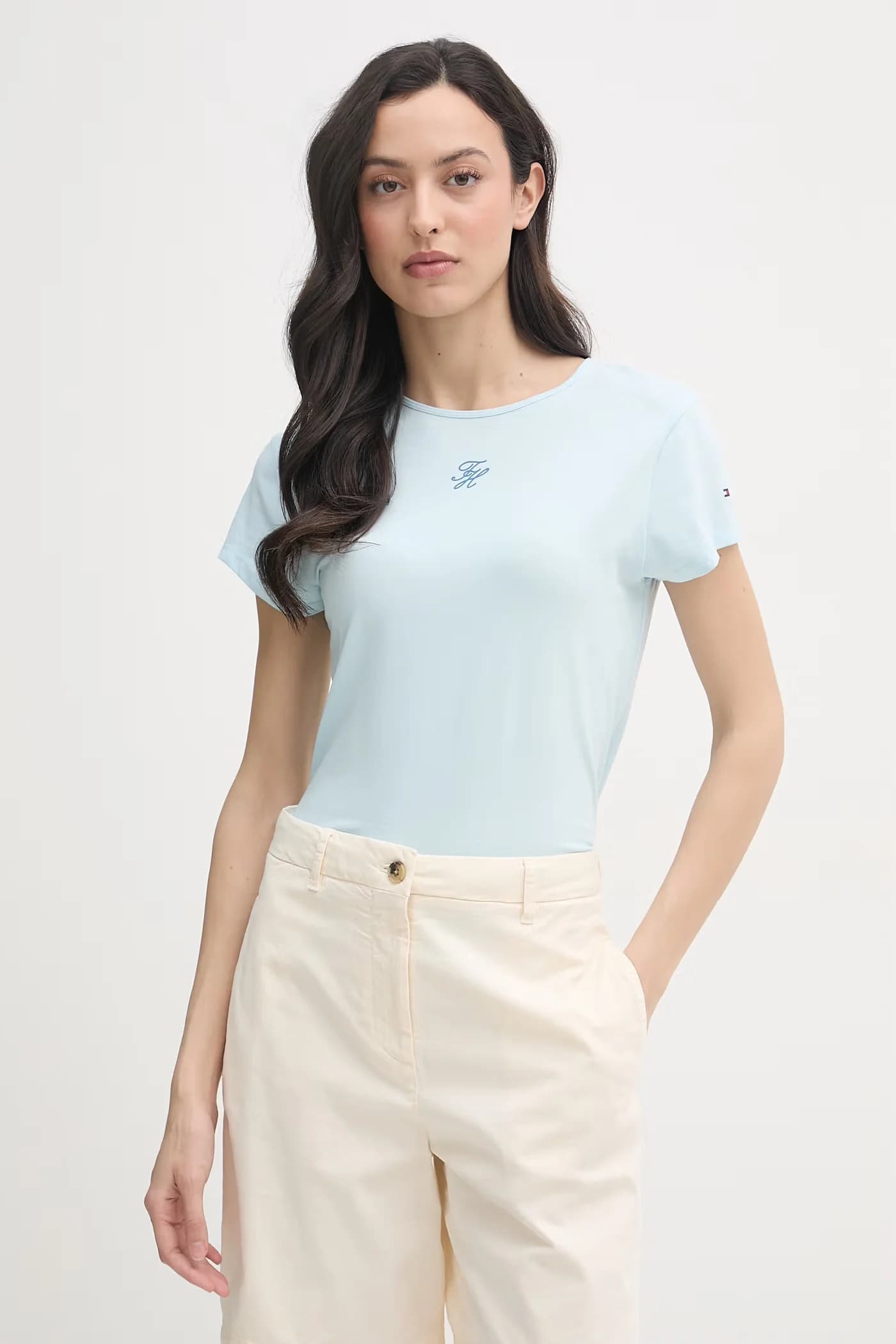 ЛЕТО женская футболка синяя для женщин