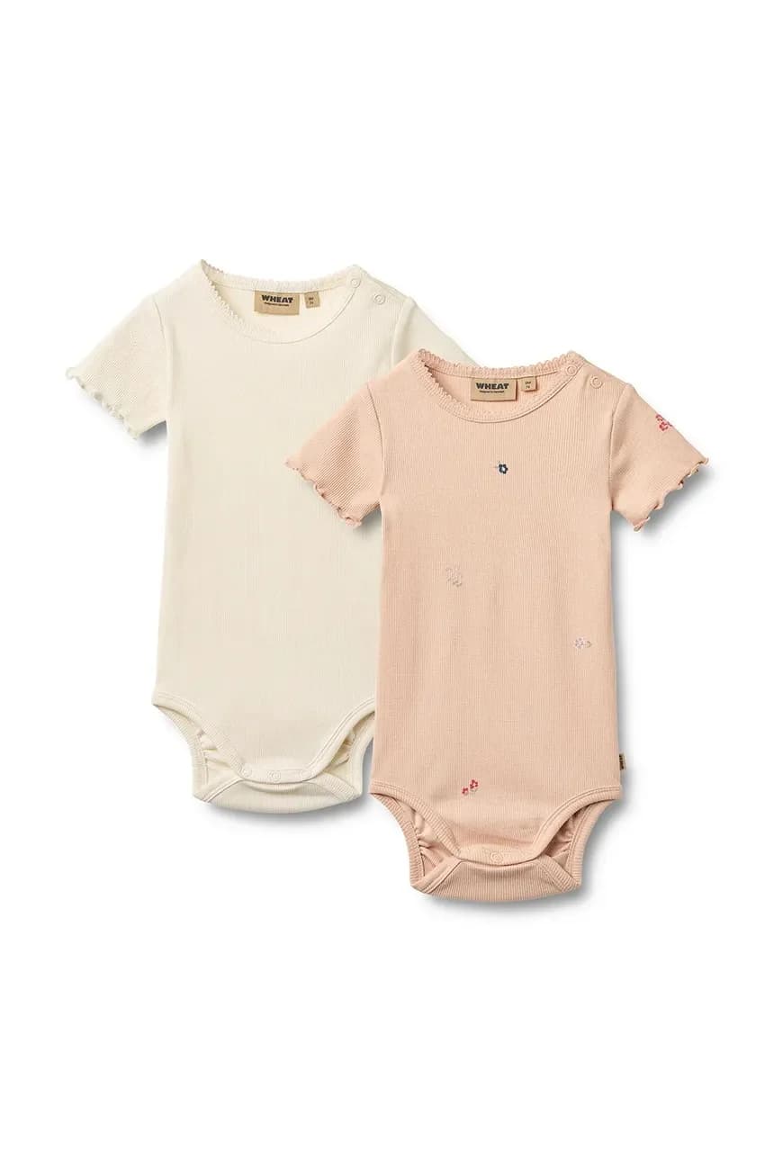 Детское боди из хлопка с эластаном