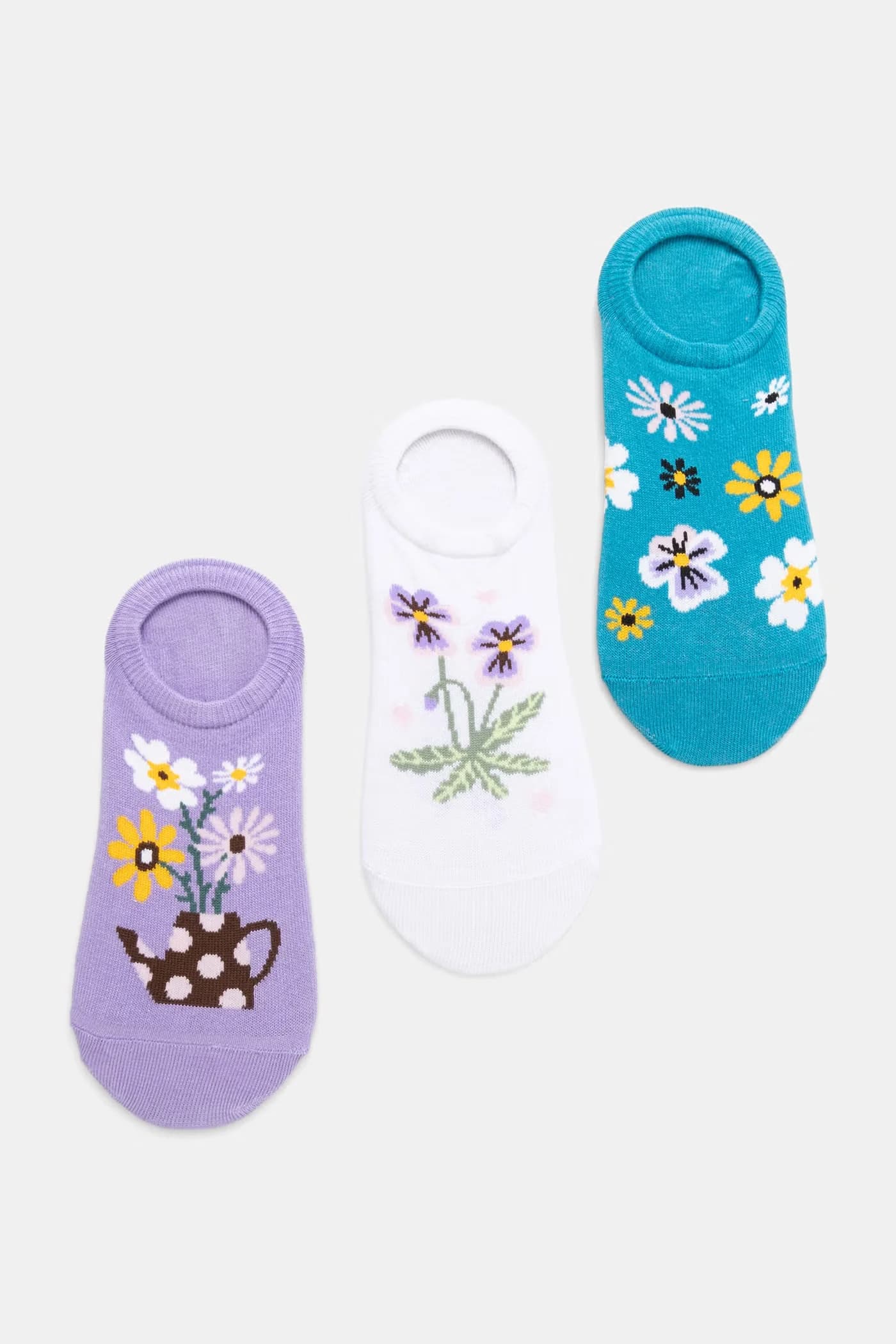 Женские носки до щиколотки, 3 пары