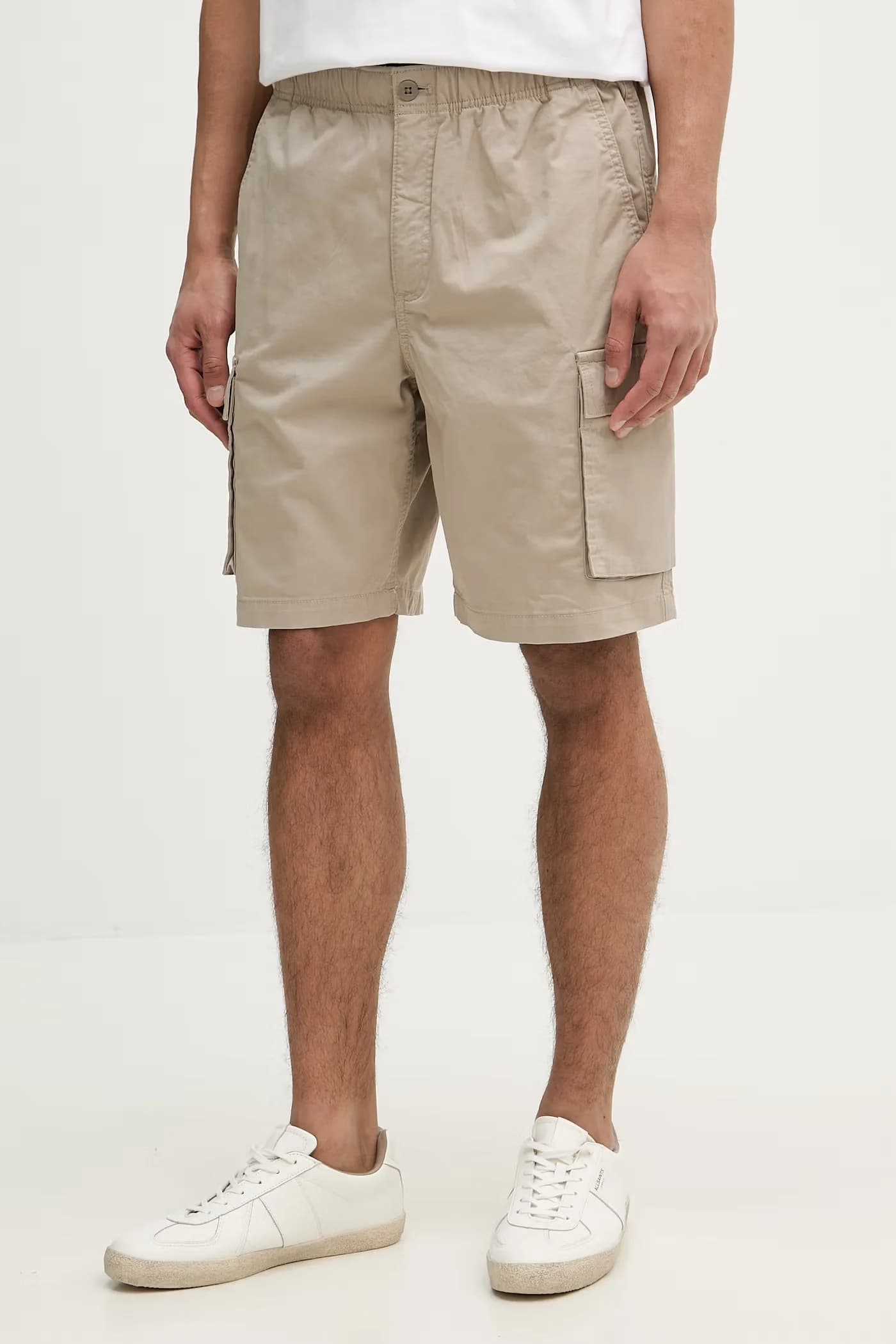 Мужские шорты карго из хлопка с эластаном