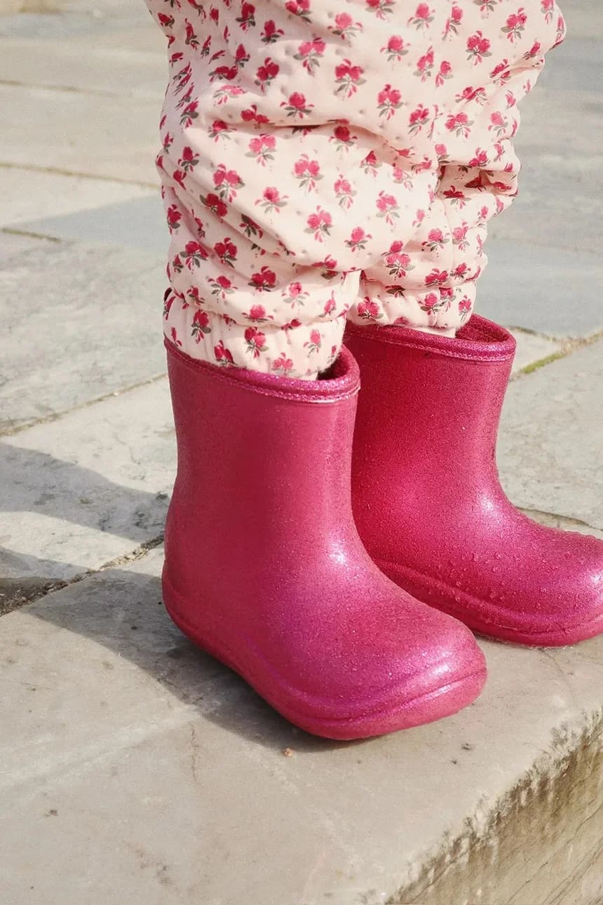 Детские резиновые сапоги LUC LIGHTWEIGHT GLITTER RAIN BOOT