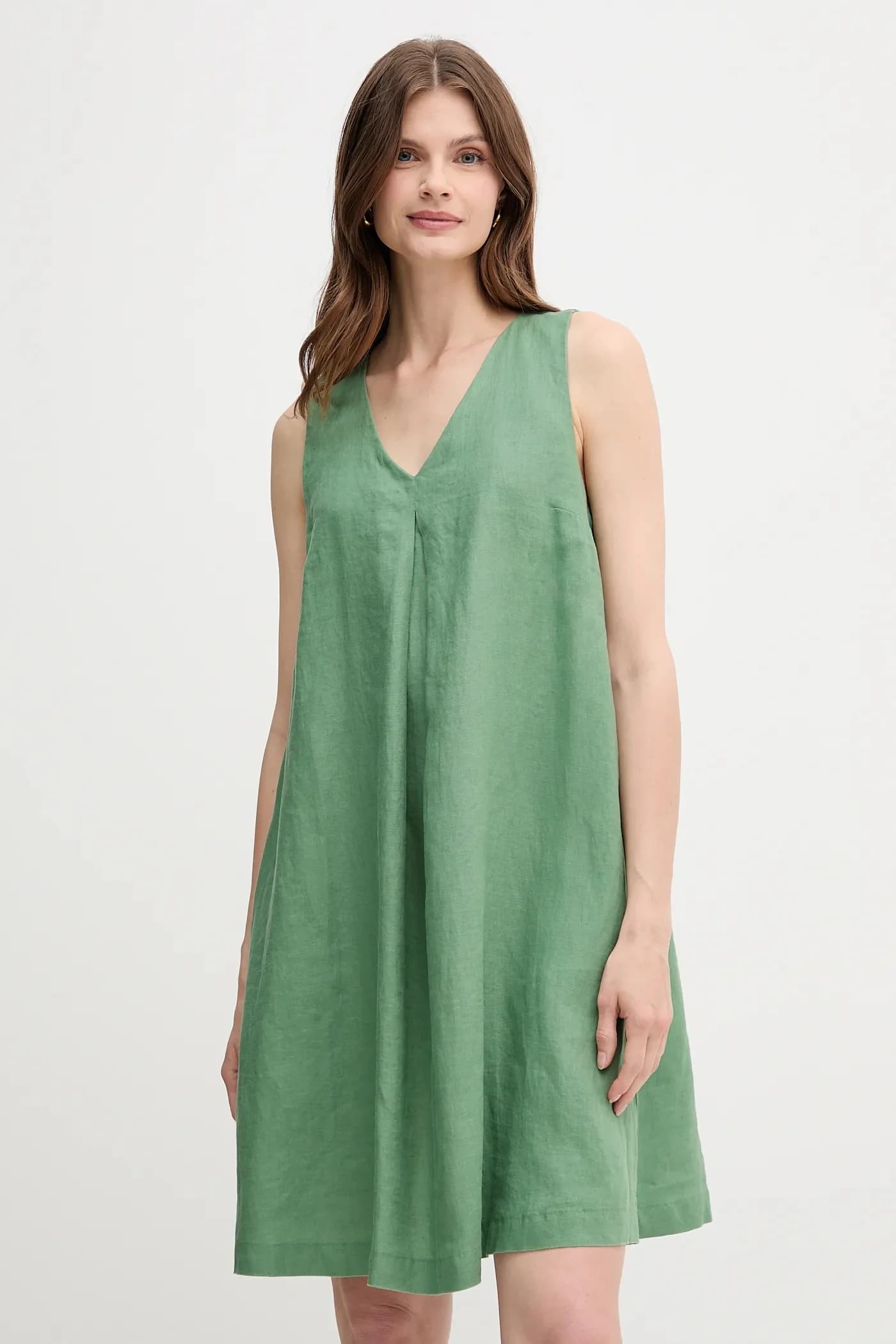 Льняное платье