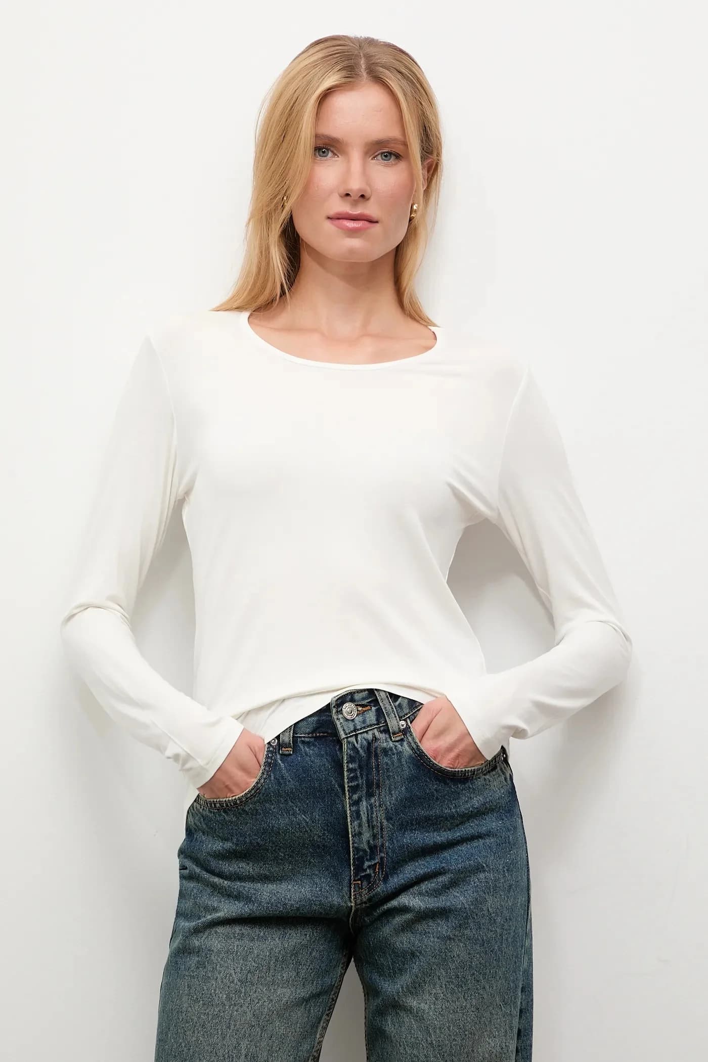 Лонгслив с шелком