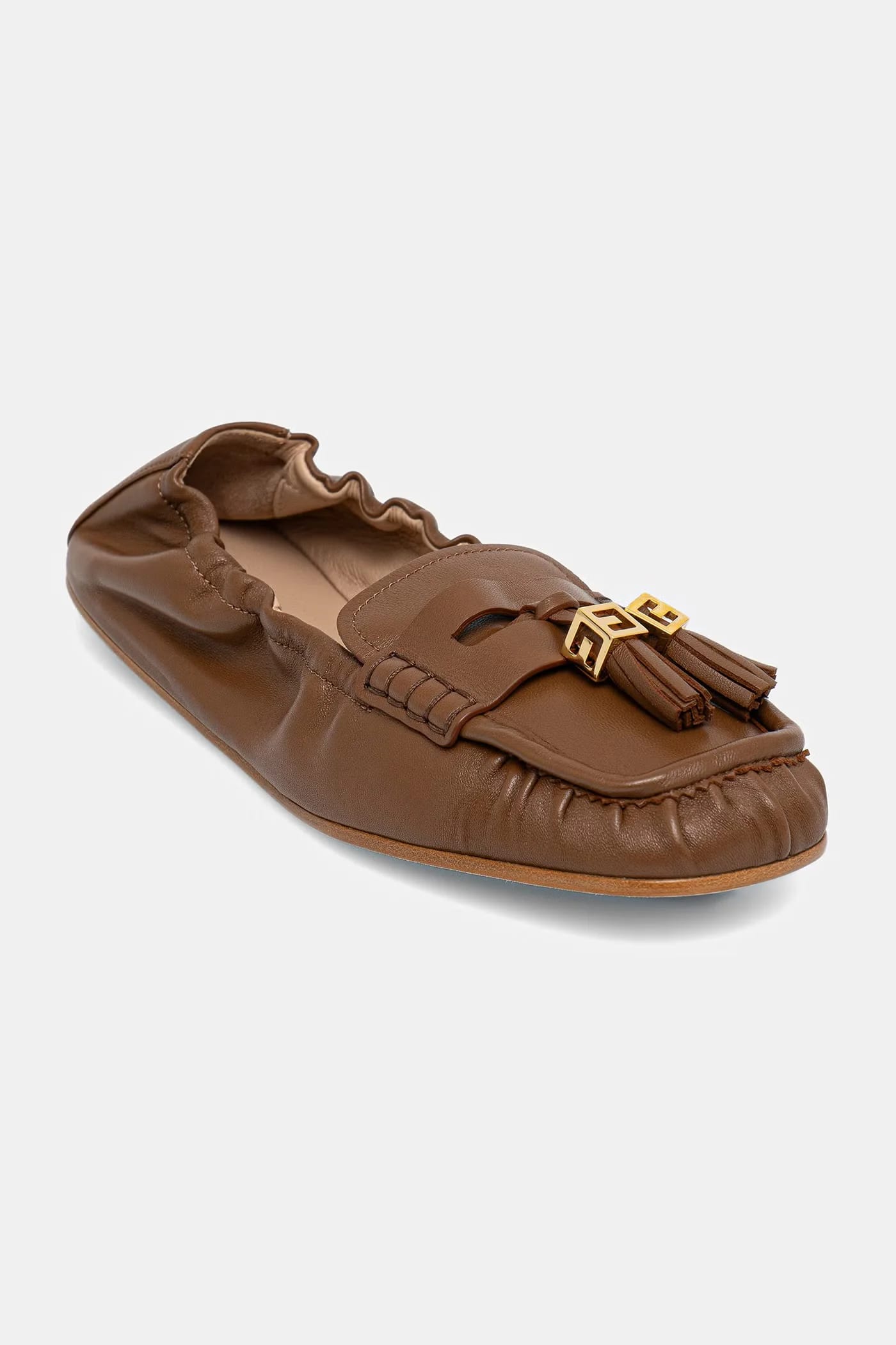 Женские кожаные мокасины
