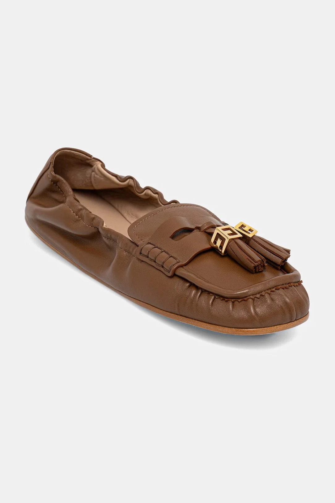 Женские кожаные мокасины