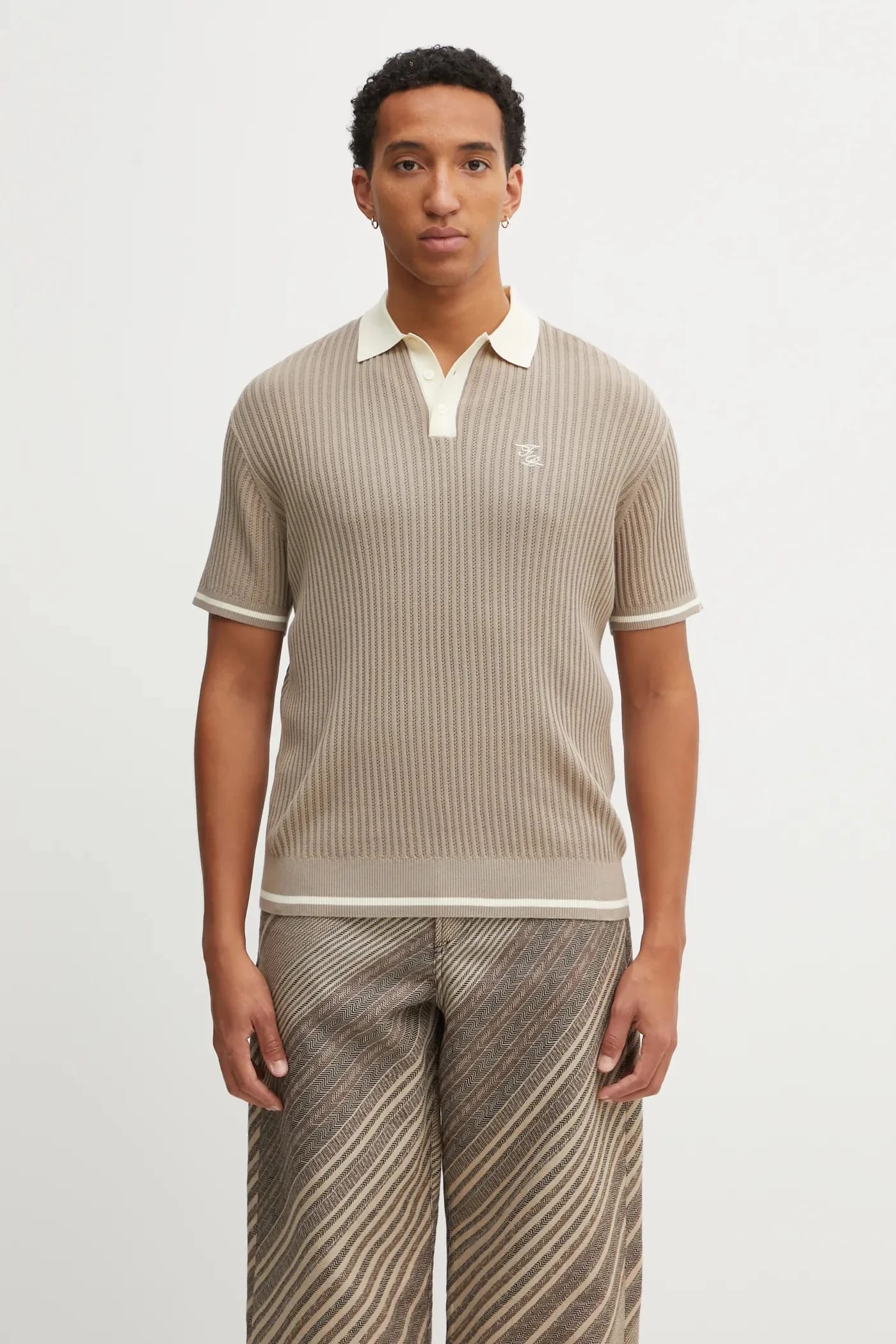 Мужское хлопковое поло Fine Knit Polo