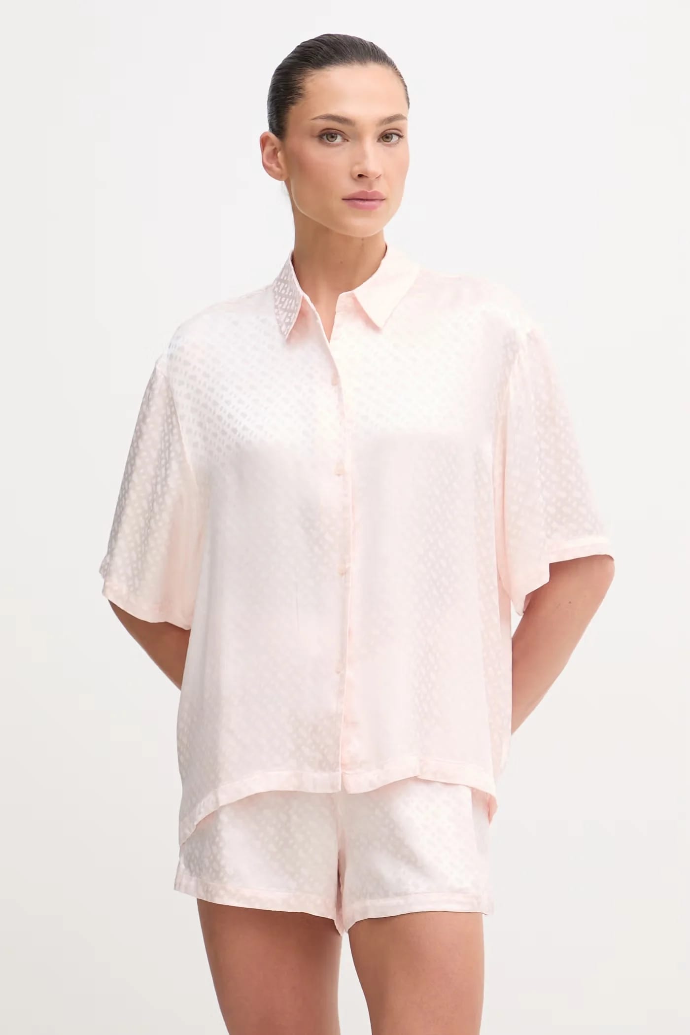 Женская пижамная рубашка из вискозы B Monogram_Top
