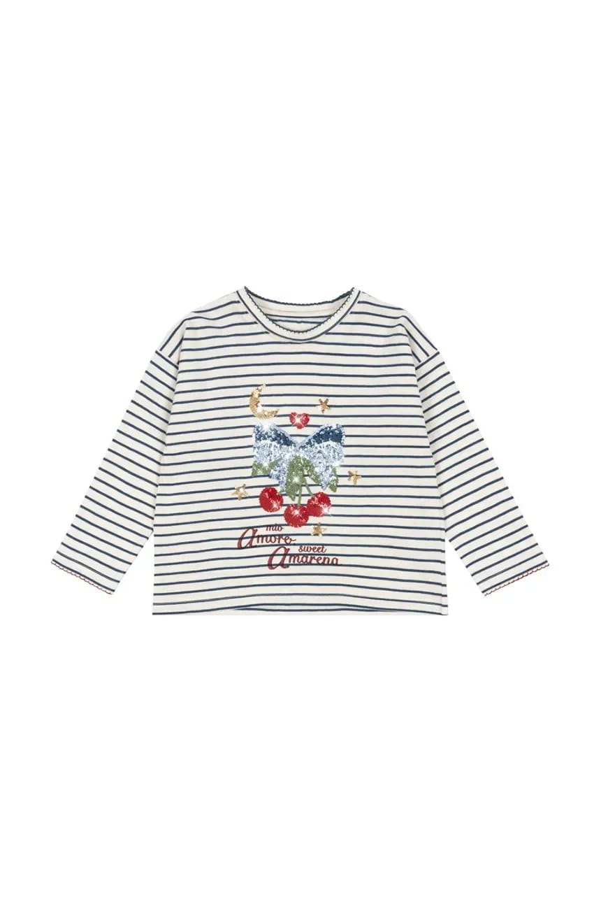 Детская хлопковая футболка с длинными рукавами LIN LS TEE GOTS