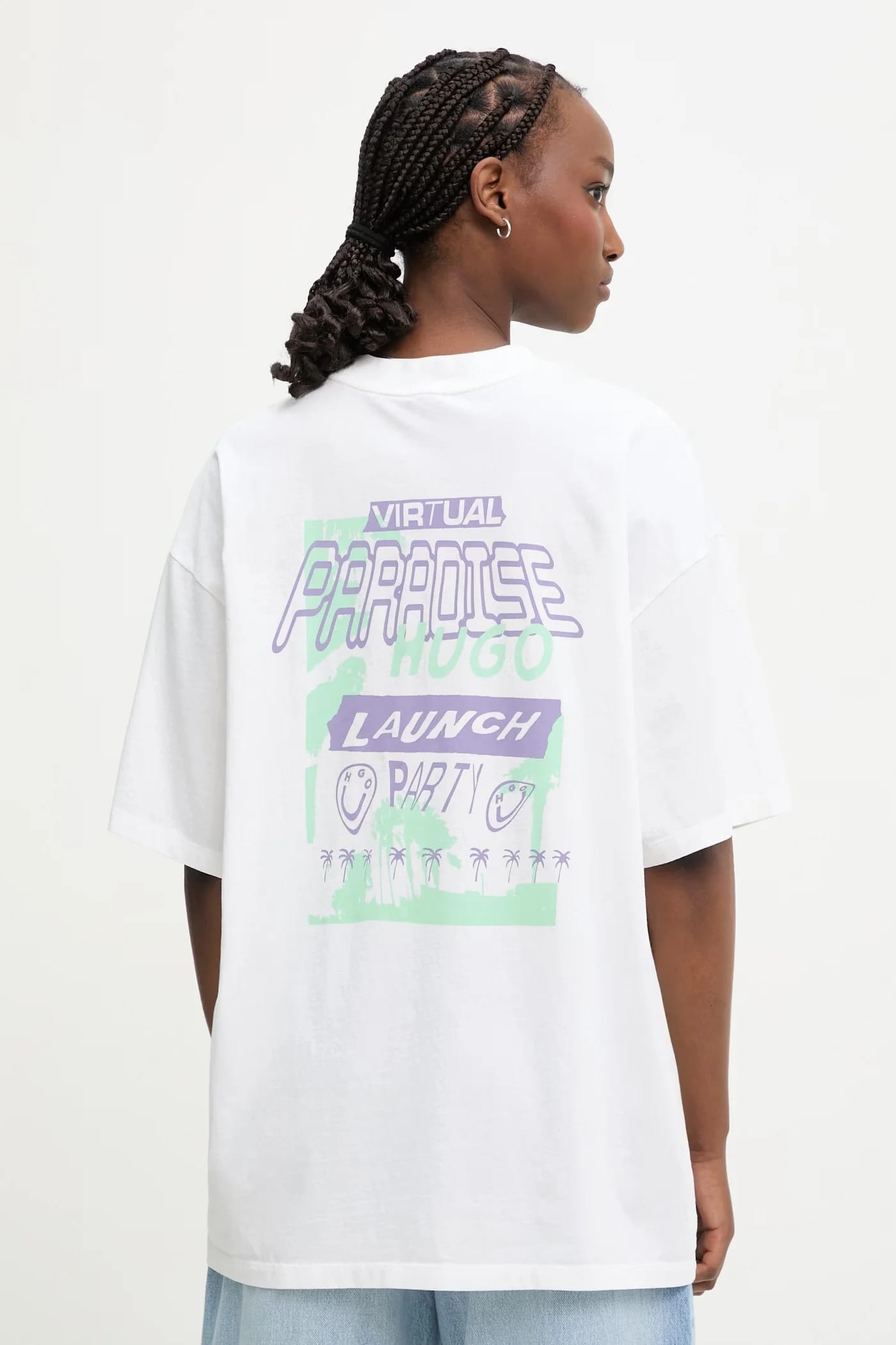 Женская хлопковая футболка Oversized_Tee_B