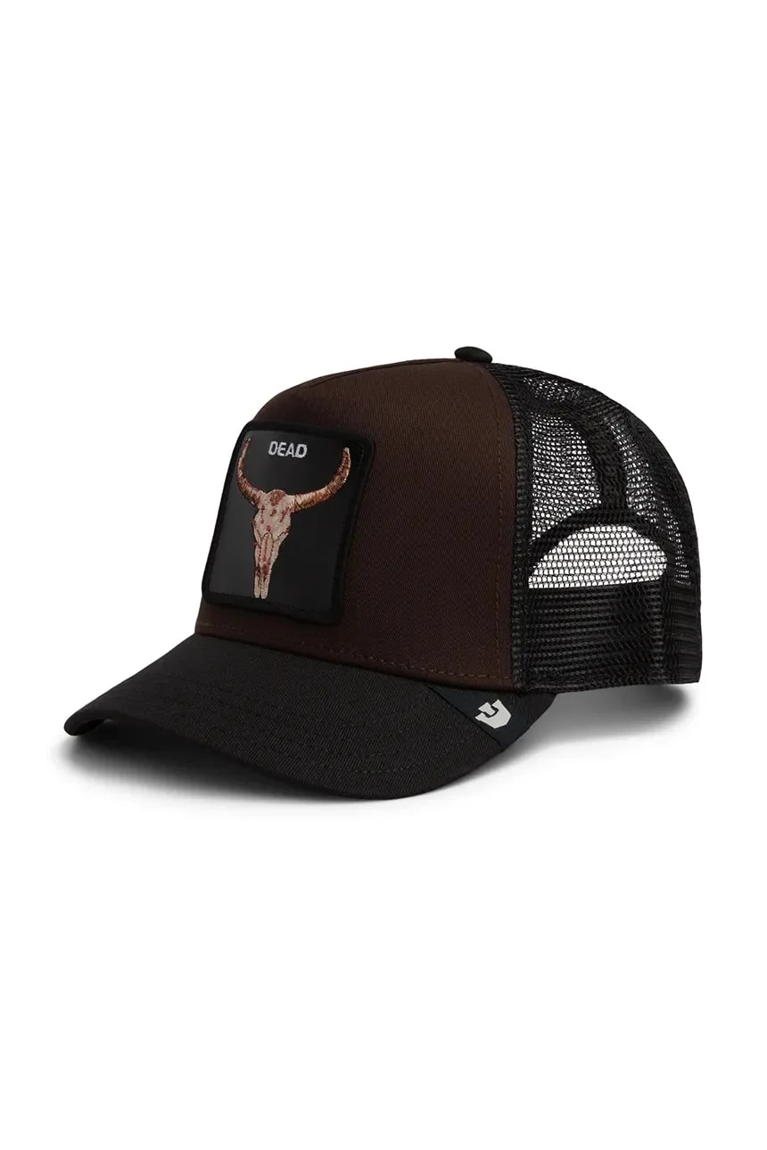 Хлопковая бейсболка Dead Skull Trucker