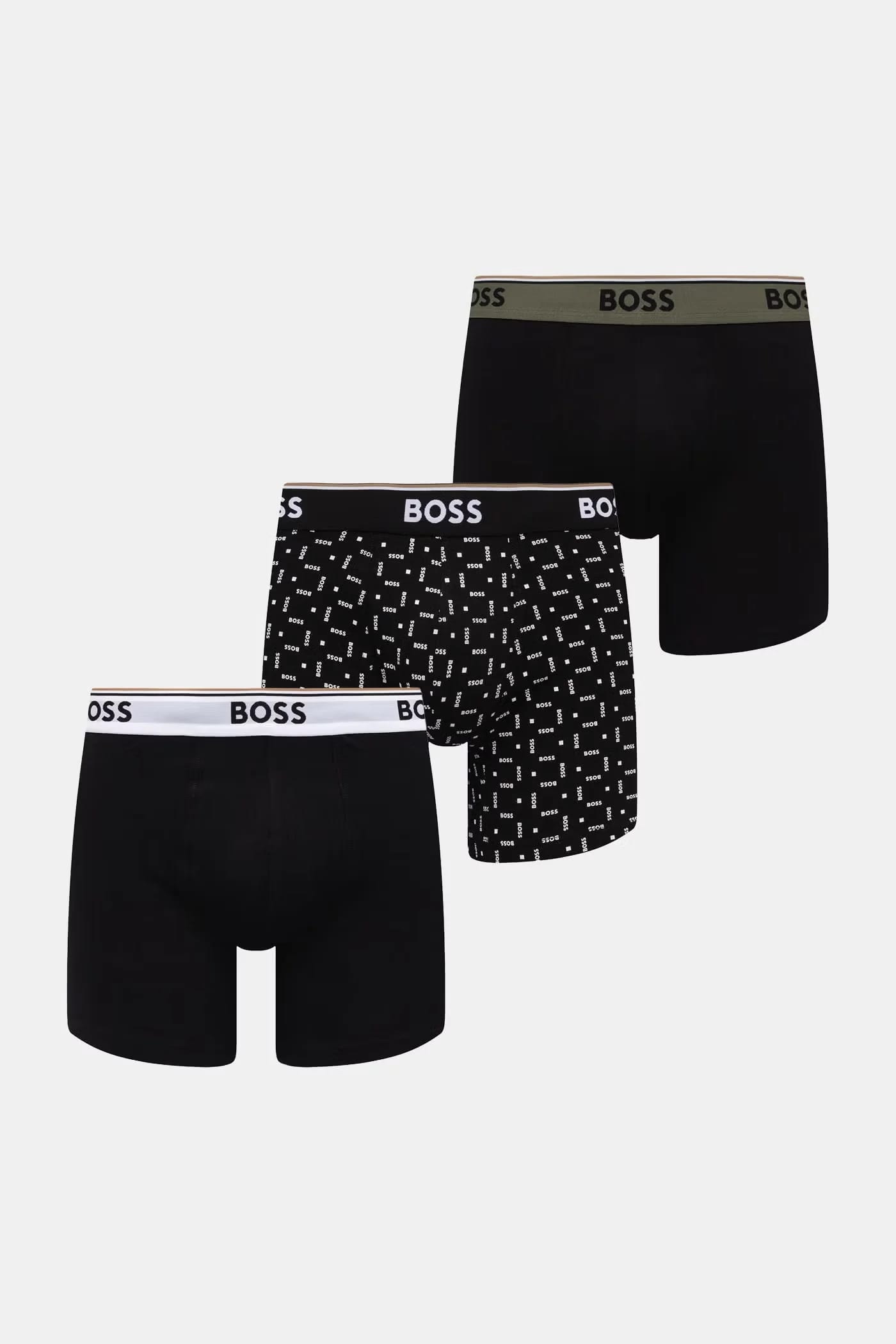 Комплект из 3 мужских боксеров BoxerBr 3P Power Des из хлопка