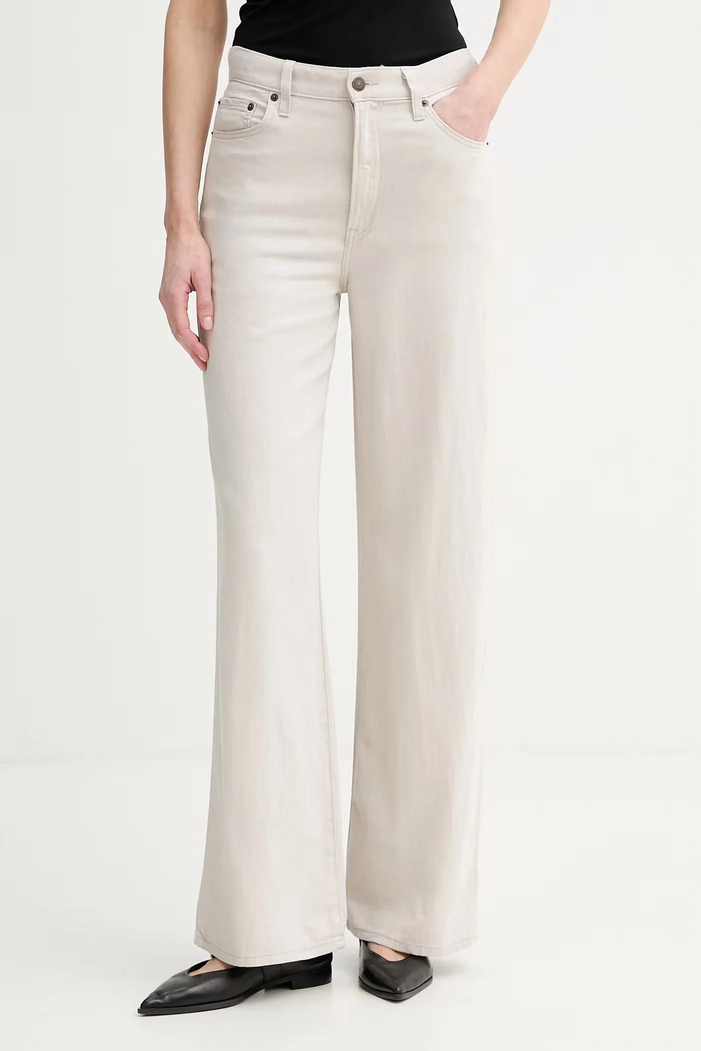 Джинсы широкие женские RIBCAGE WIDE LEG H223