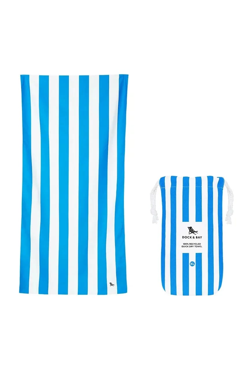 Bondi Blue быстросохнущее пляжное полотенце 200 х 90 см.