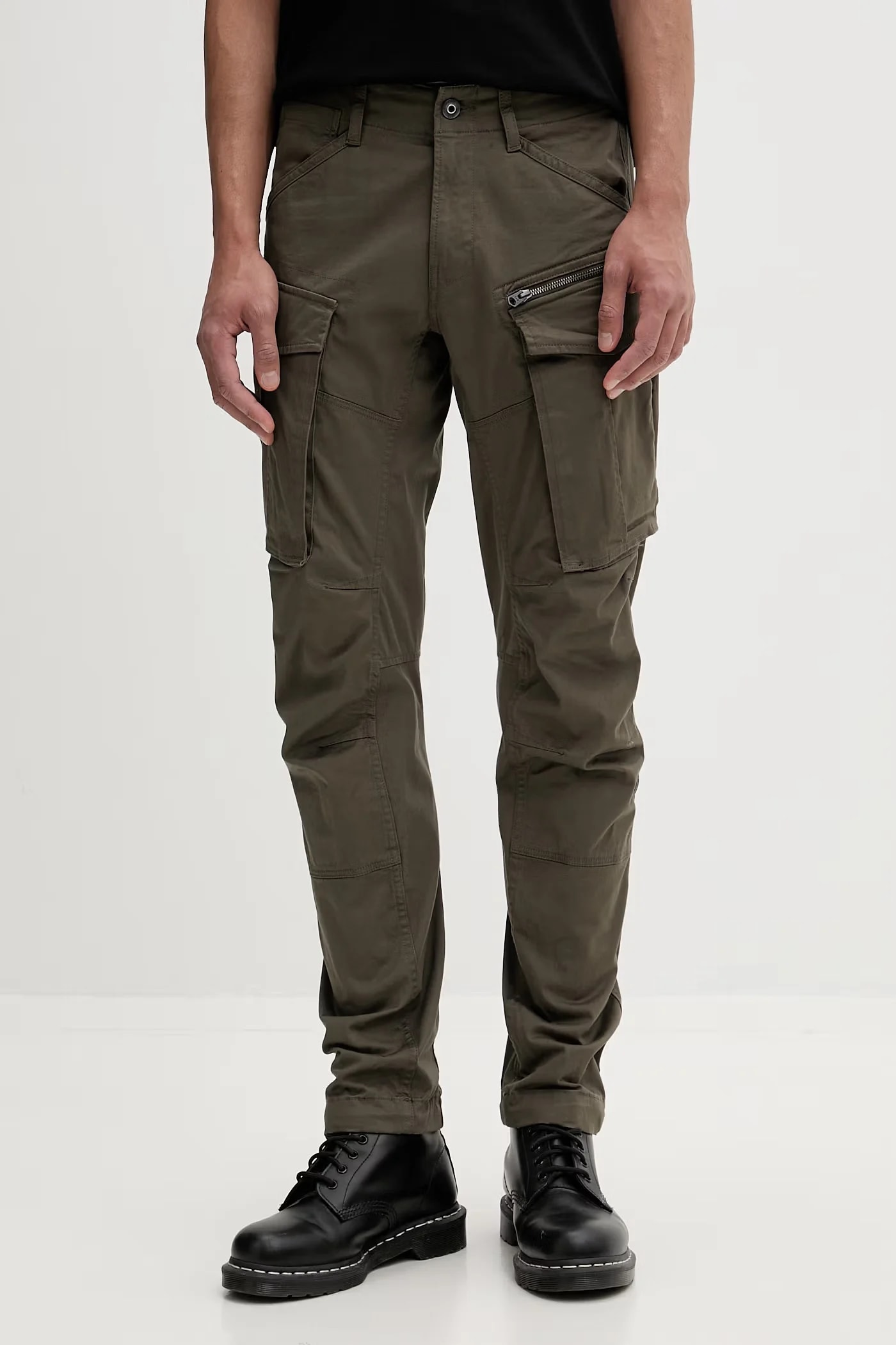 Rovic Zip 3D Regular Tapered мужские брюки карго из хлопка с эластаном