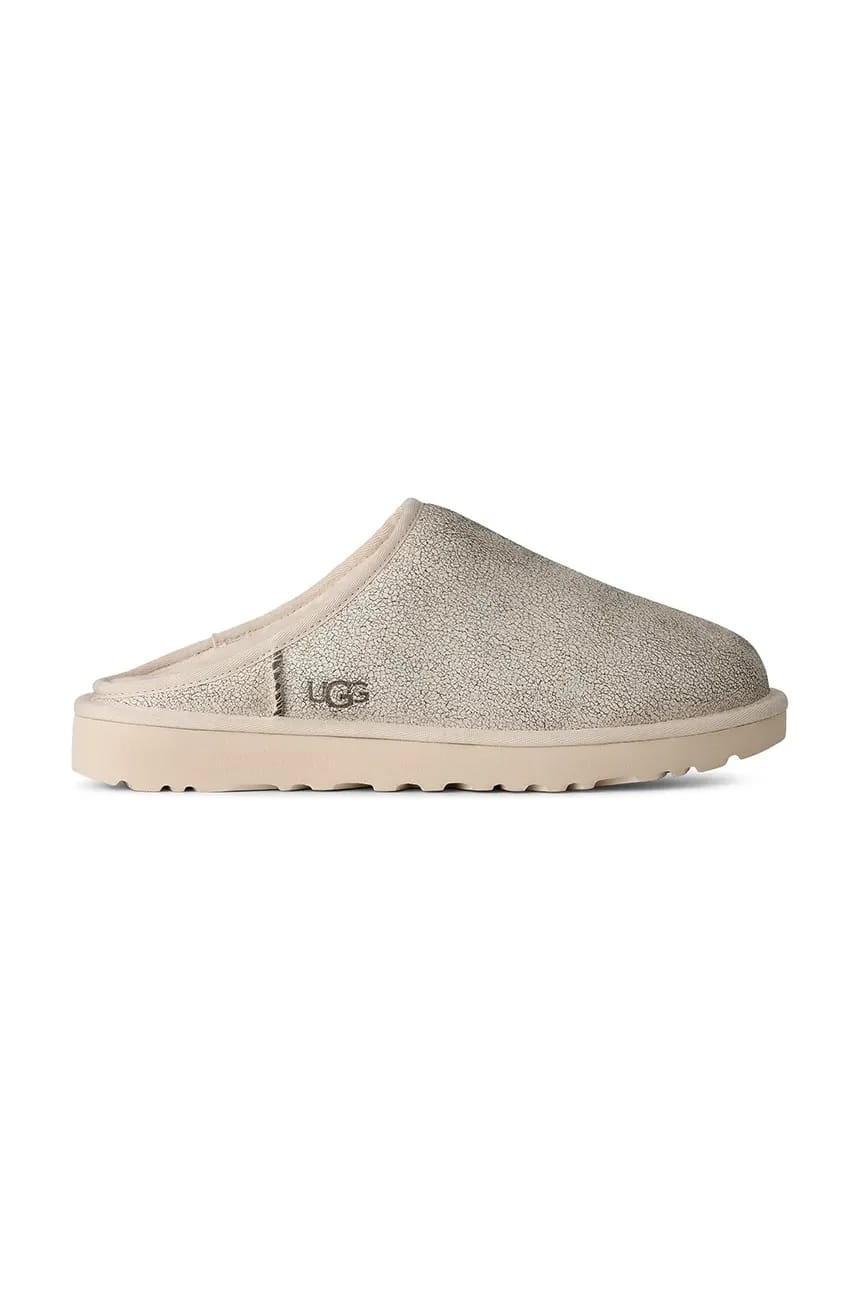 Мужские кожаные тапочки M Classic Slip-On Crackle