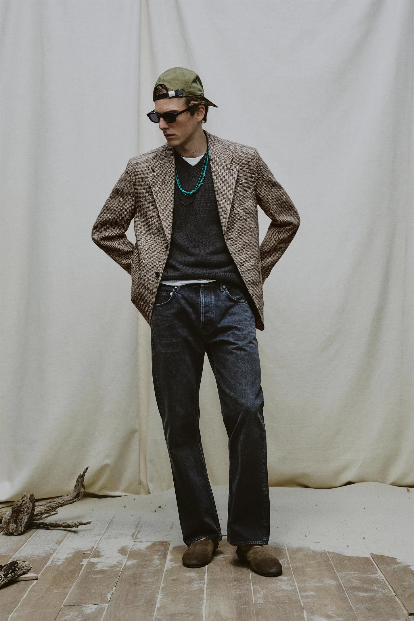 КОЖАНЫЕ МОКАСИНЫ С ПОДОШВОЙ VIBRAM® AARON LEVINE X Zara