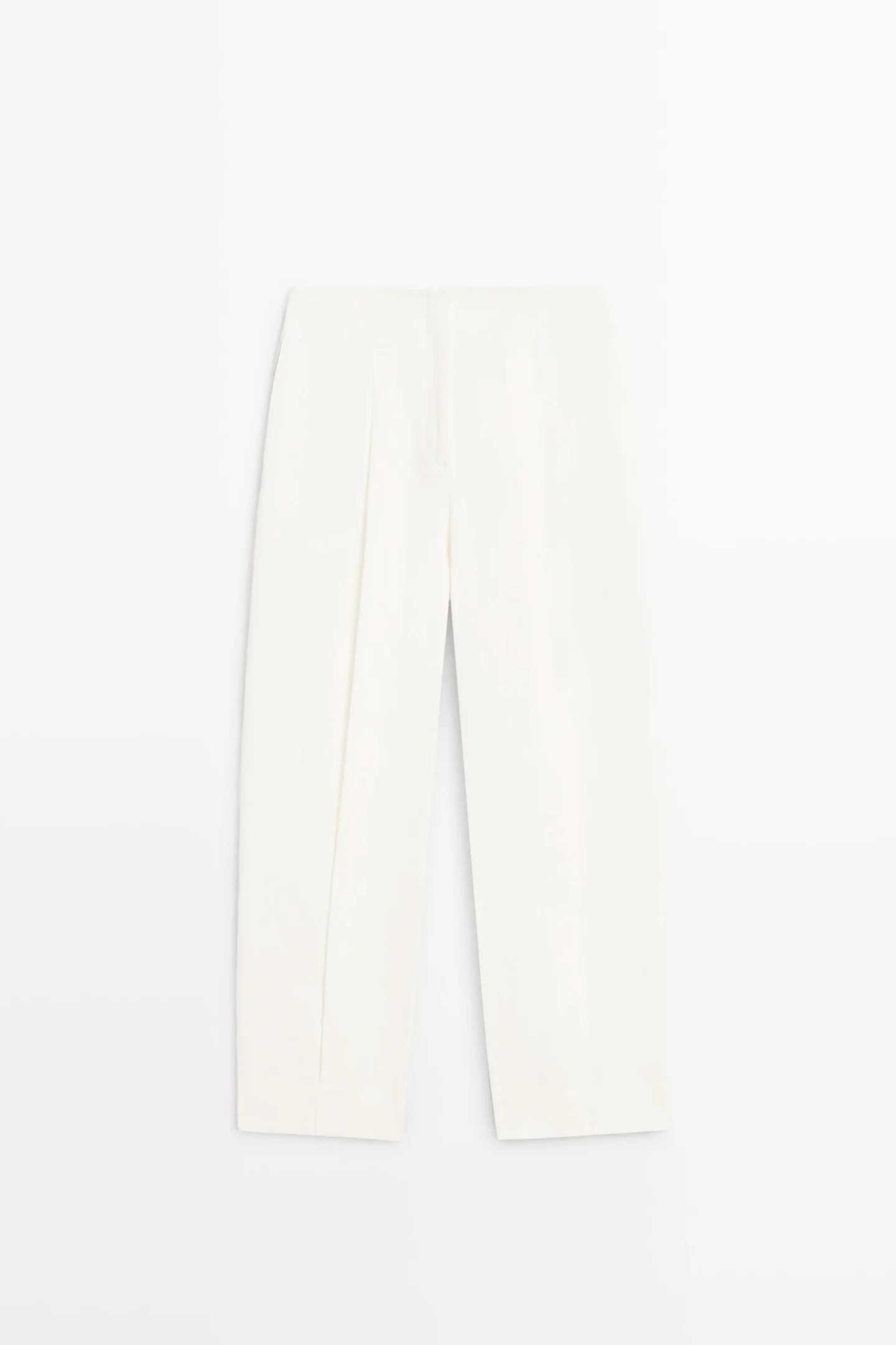 Льняные брюки со складками
