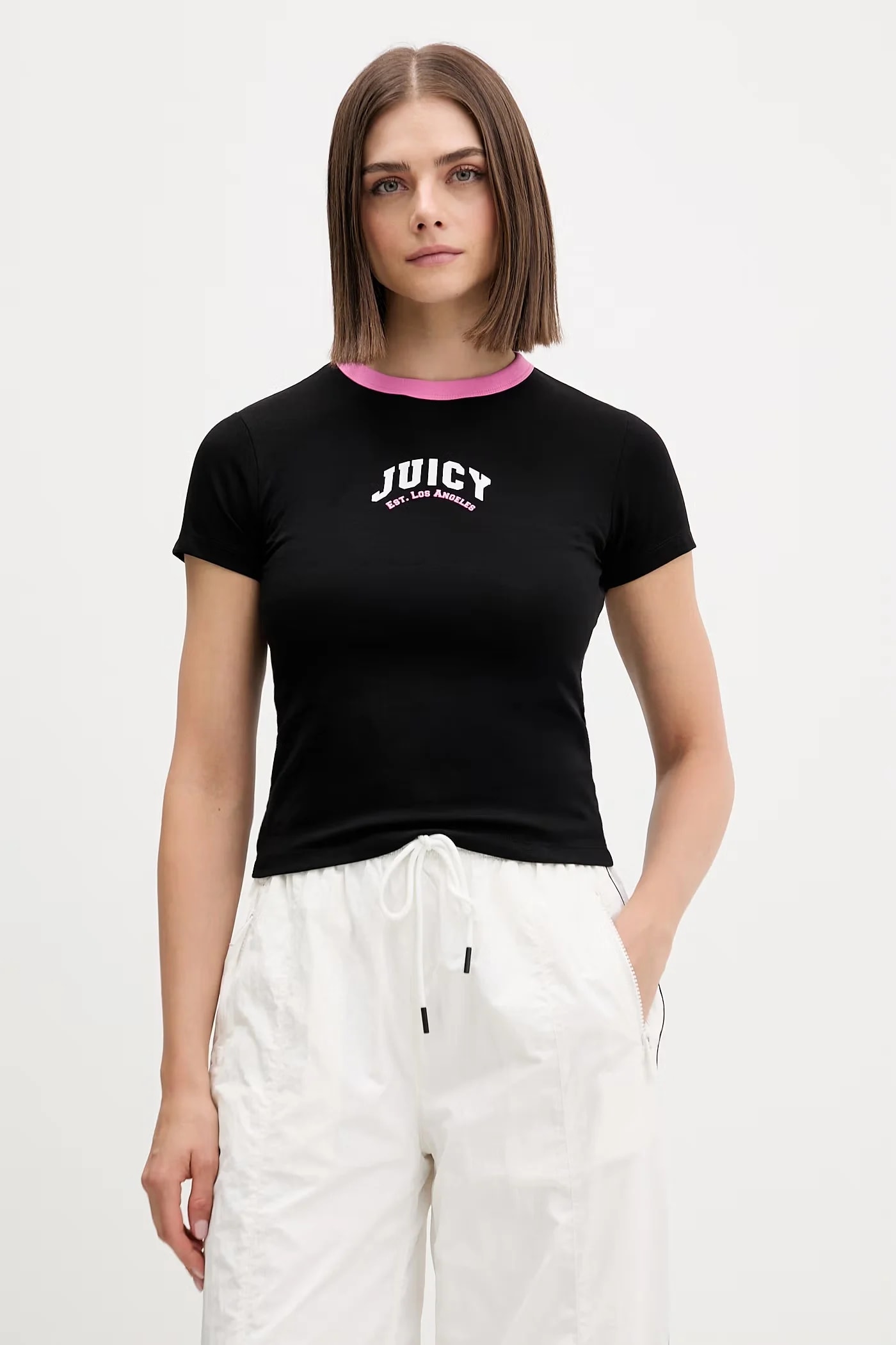 Женская хлопковая футболка RINGER TSHIRT