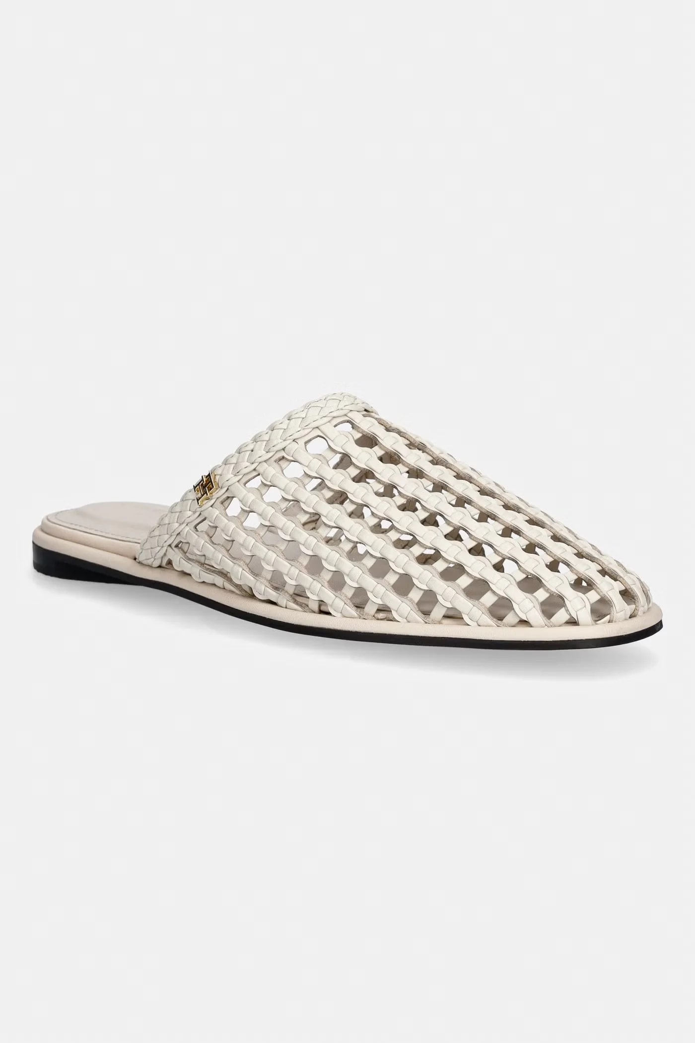 Женские шлепанцы HILFIGER LEATHER MIX FLAT MULE