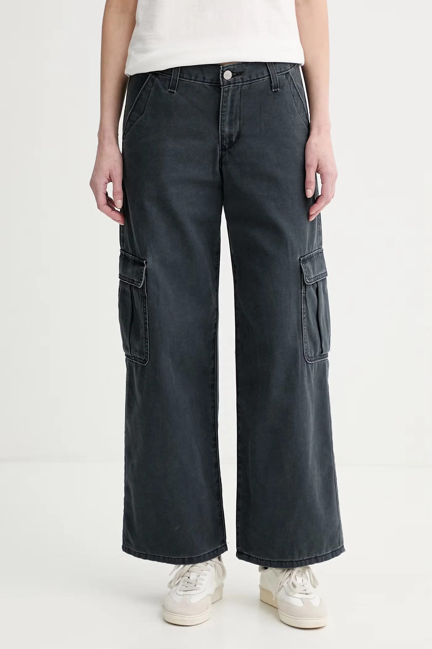 Женские хлопковые брюки SUPERLOW LOOSE CARGO ND