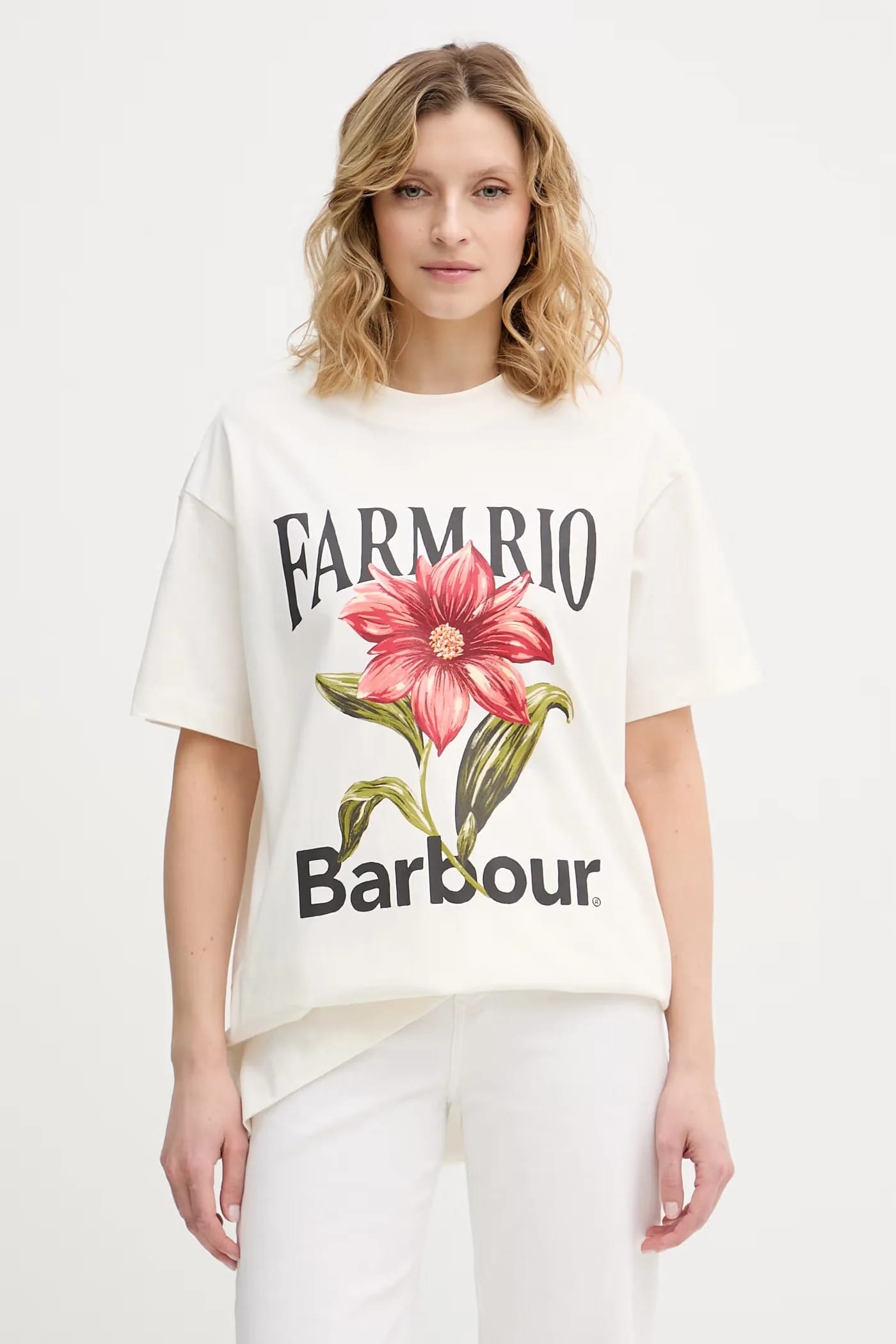 Женская хлопковая футболка x Farm Rio