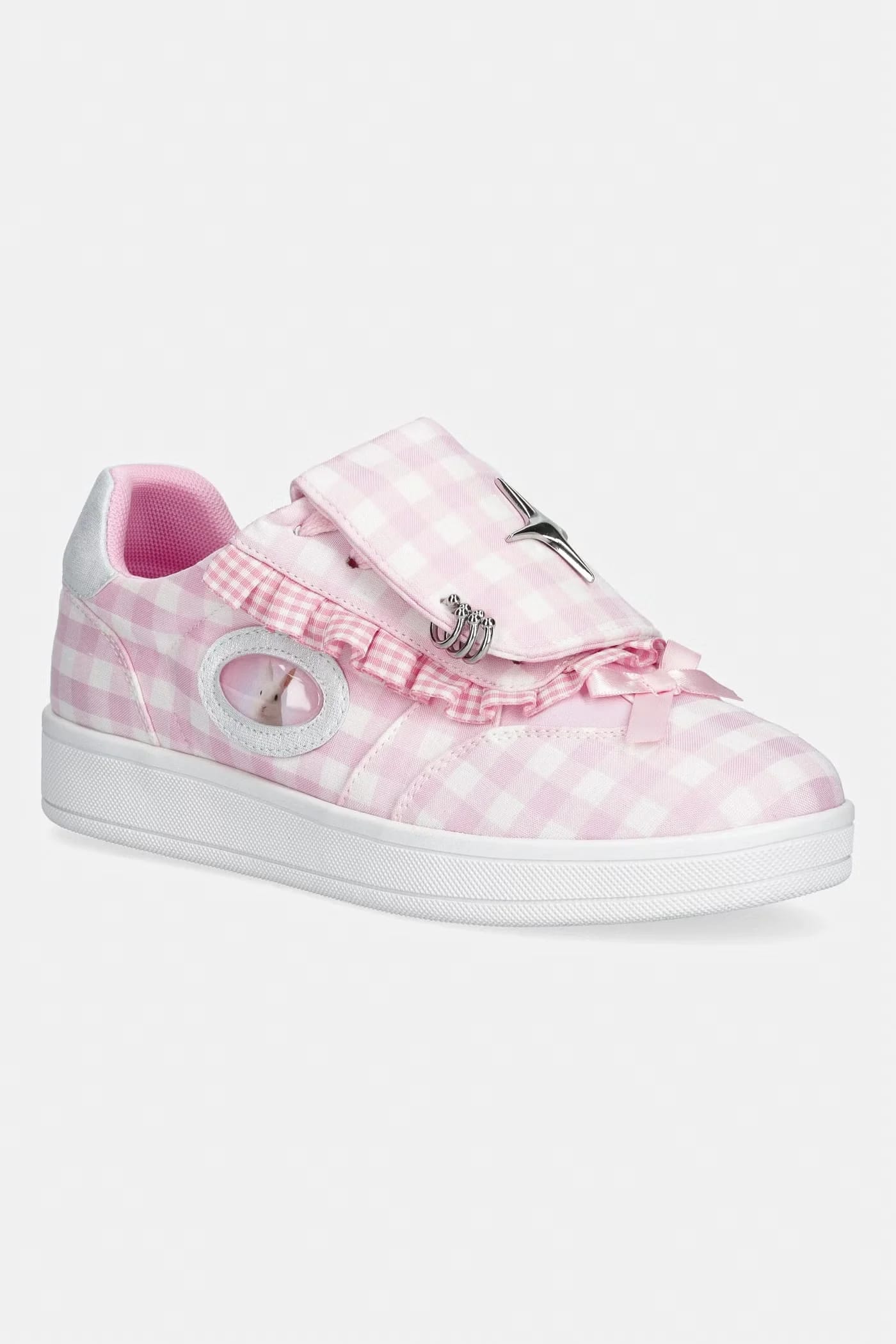 Женские кроссовки Magic Rabbit Gingham Flat Shoes