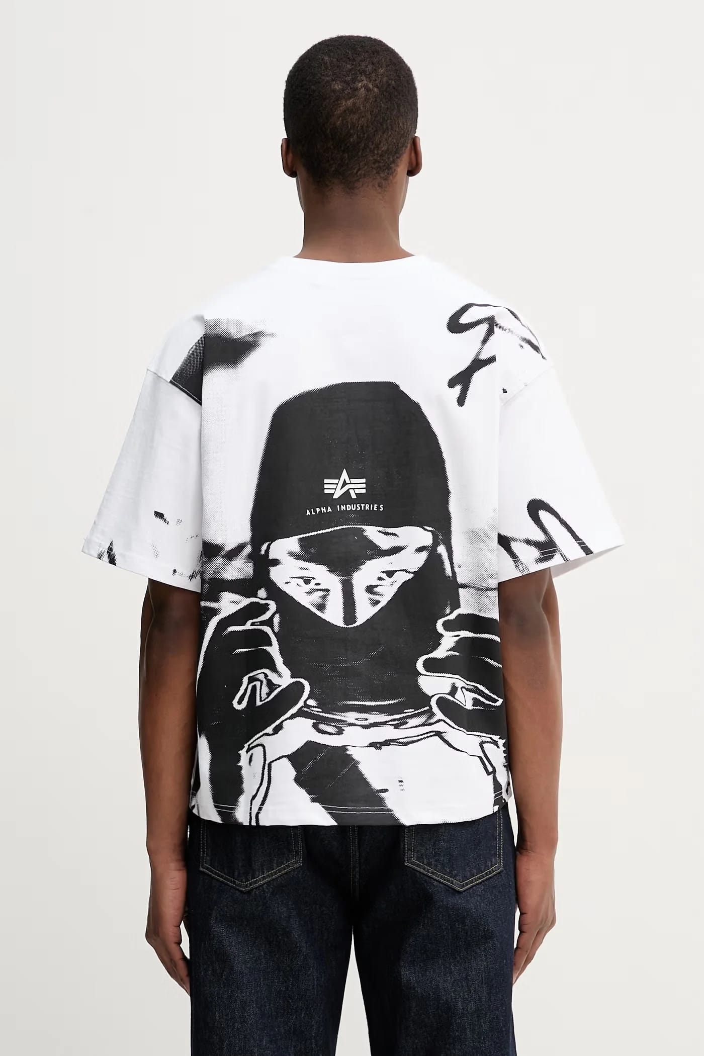 Мужская футболка Balaclava Backprint из хлопка