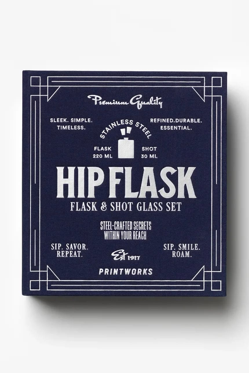 Набор аксессуаров для алкоголя Hip Flask 19,5 x 18 см, 4 шт.