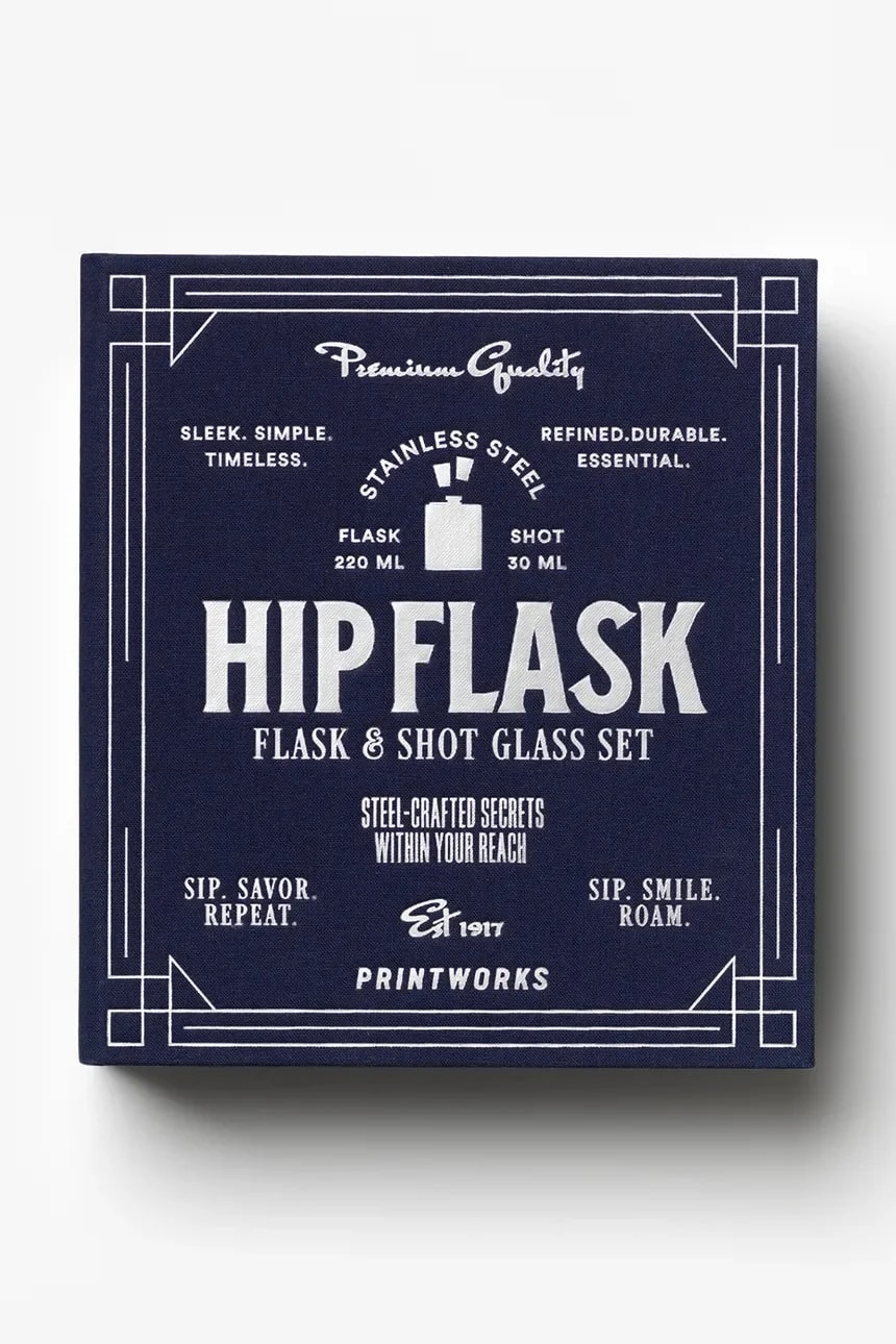 Набор аксессуаров для алкоголя Hip Flask 19,5 x 18 см, 4 шт.