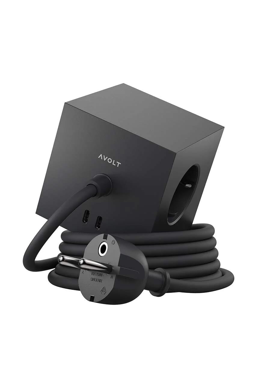 Квадратный магнитный зарядный блок 1 шт., 2 порта USB-C, 1,8 м