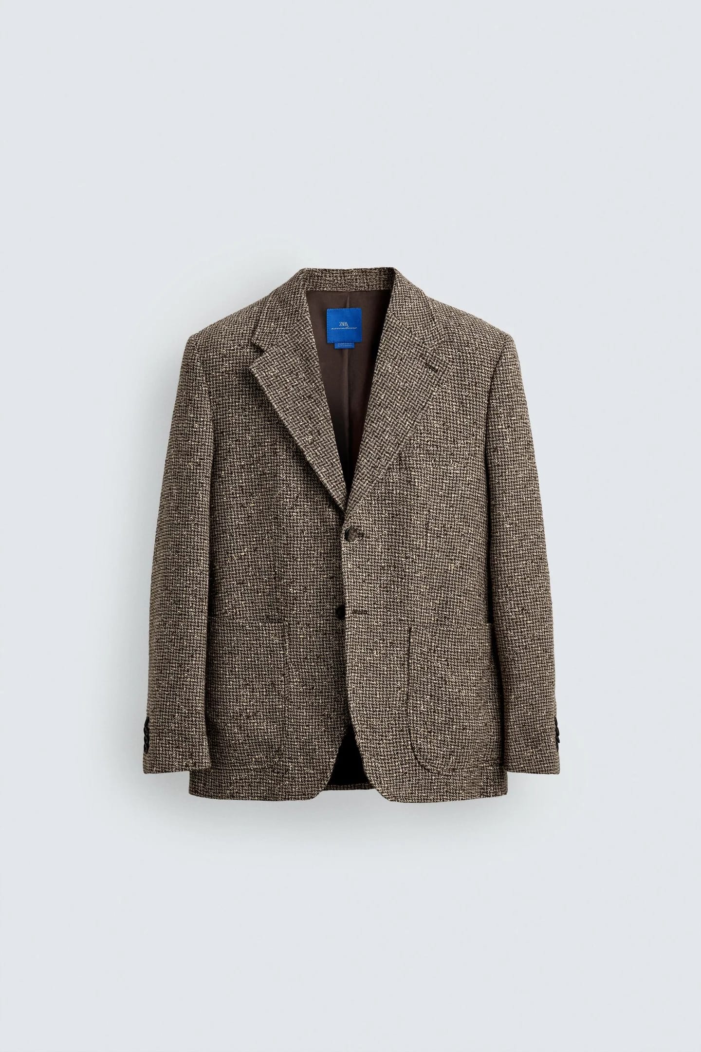 СТРУКТУРНЫЙ ПИДЖАК ИЗ ШЕРСТИ И ХЛОПКА AARON LEVINE X Zara