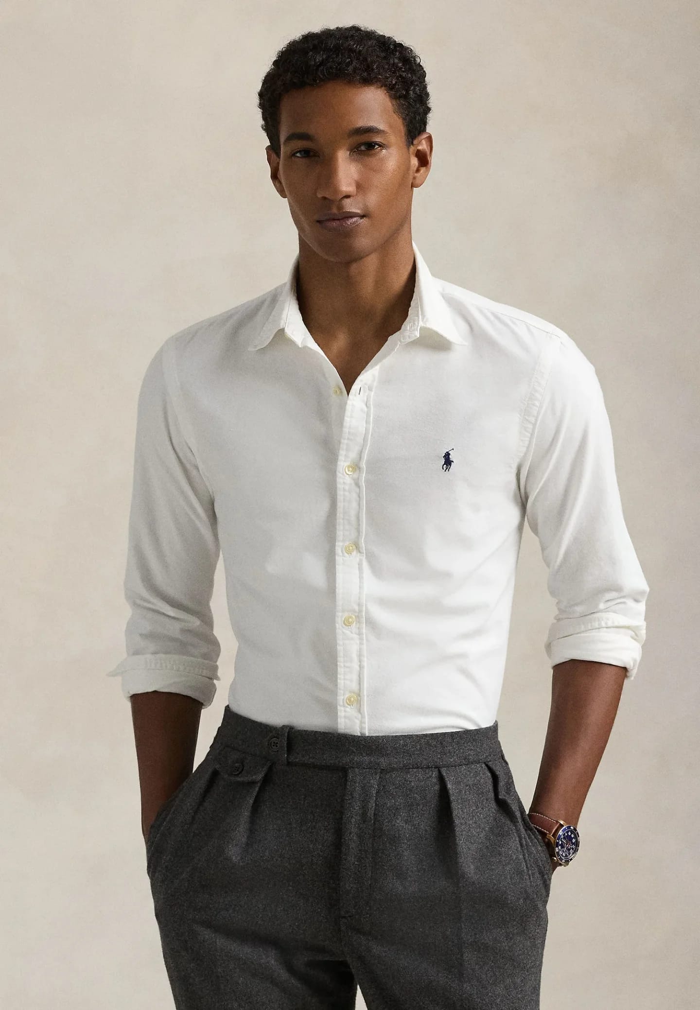 ОКСФОРДСКАЯ РУБАШКА SLIM FIT - Рубашка