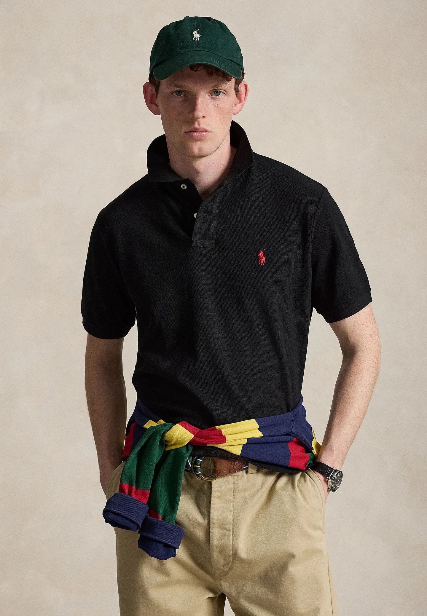 THE ICONIC MESH POLO SHIRT - Рубашка поло