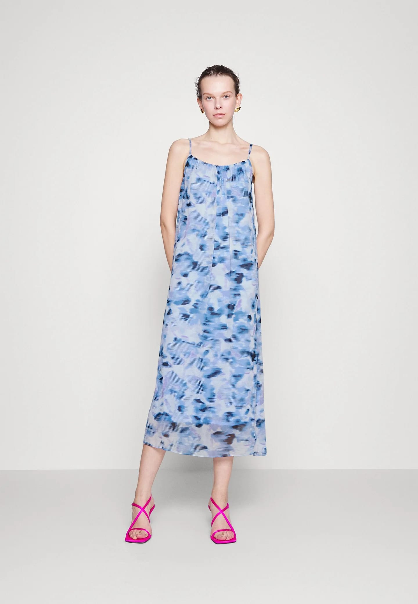 S/L PRNT CHFFN DRESS - Коктейльное платье
