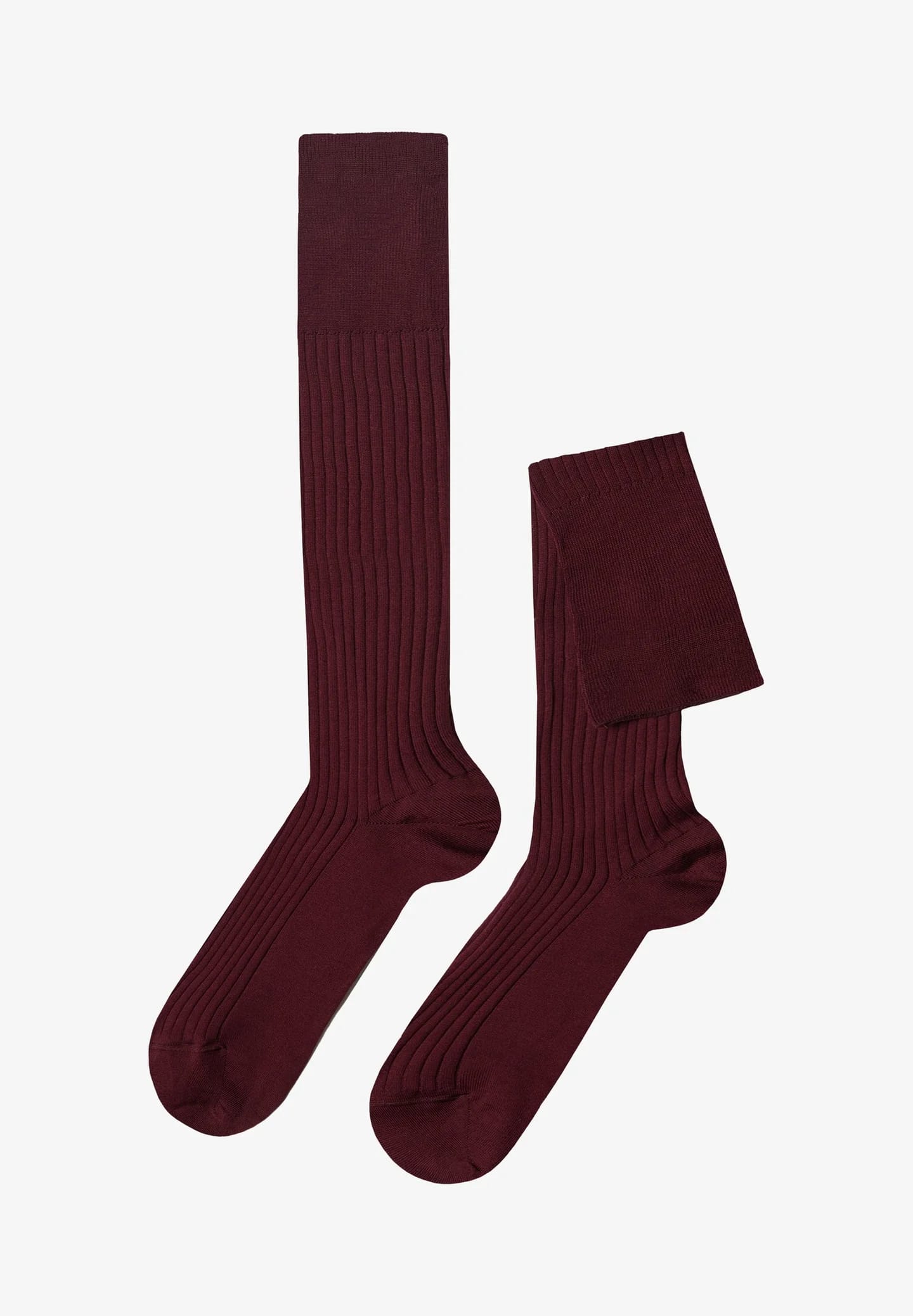 LONG RIBBED - Носки до колена