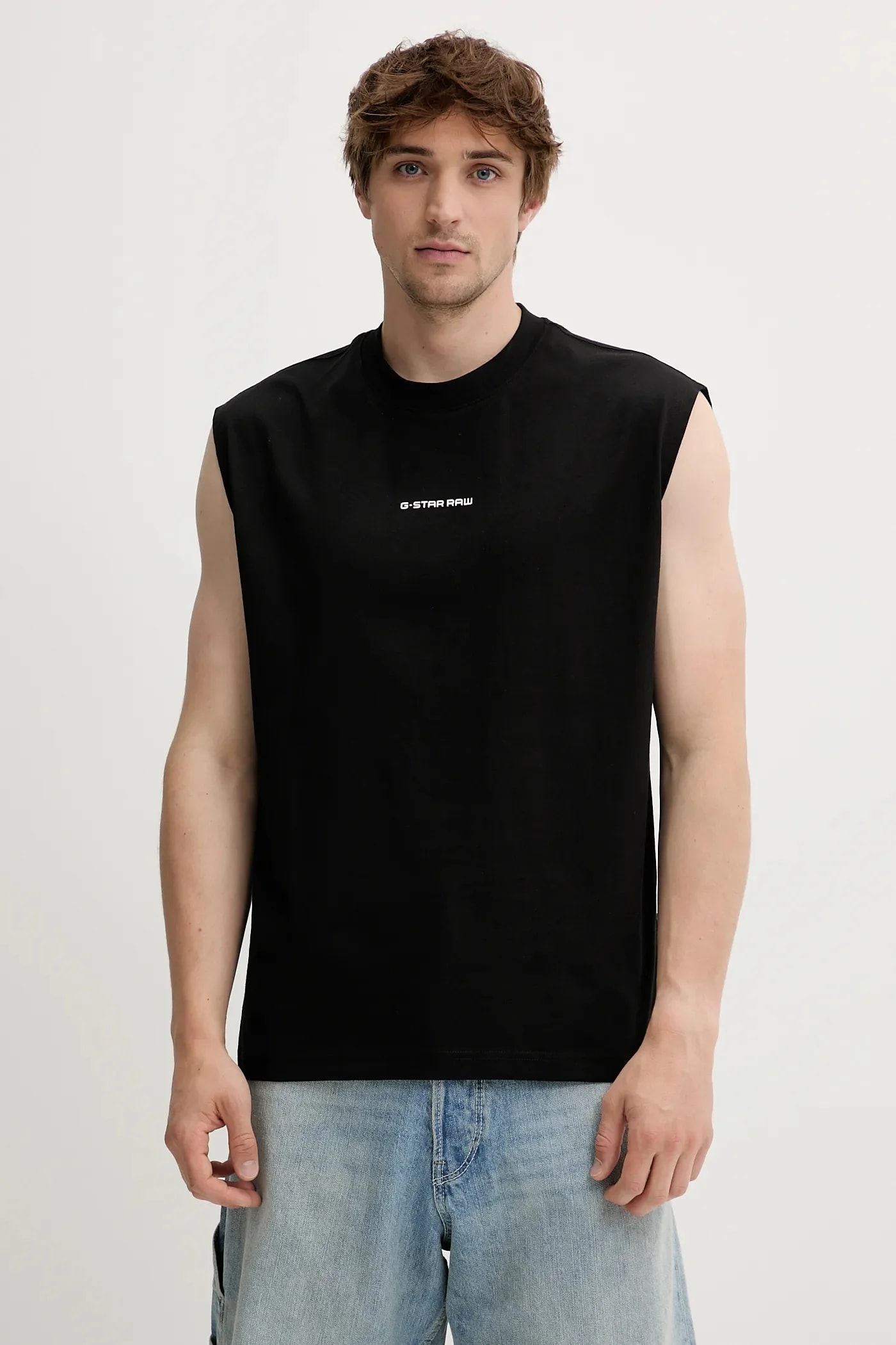 Хлопковая футболка Boxy s\l r t