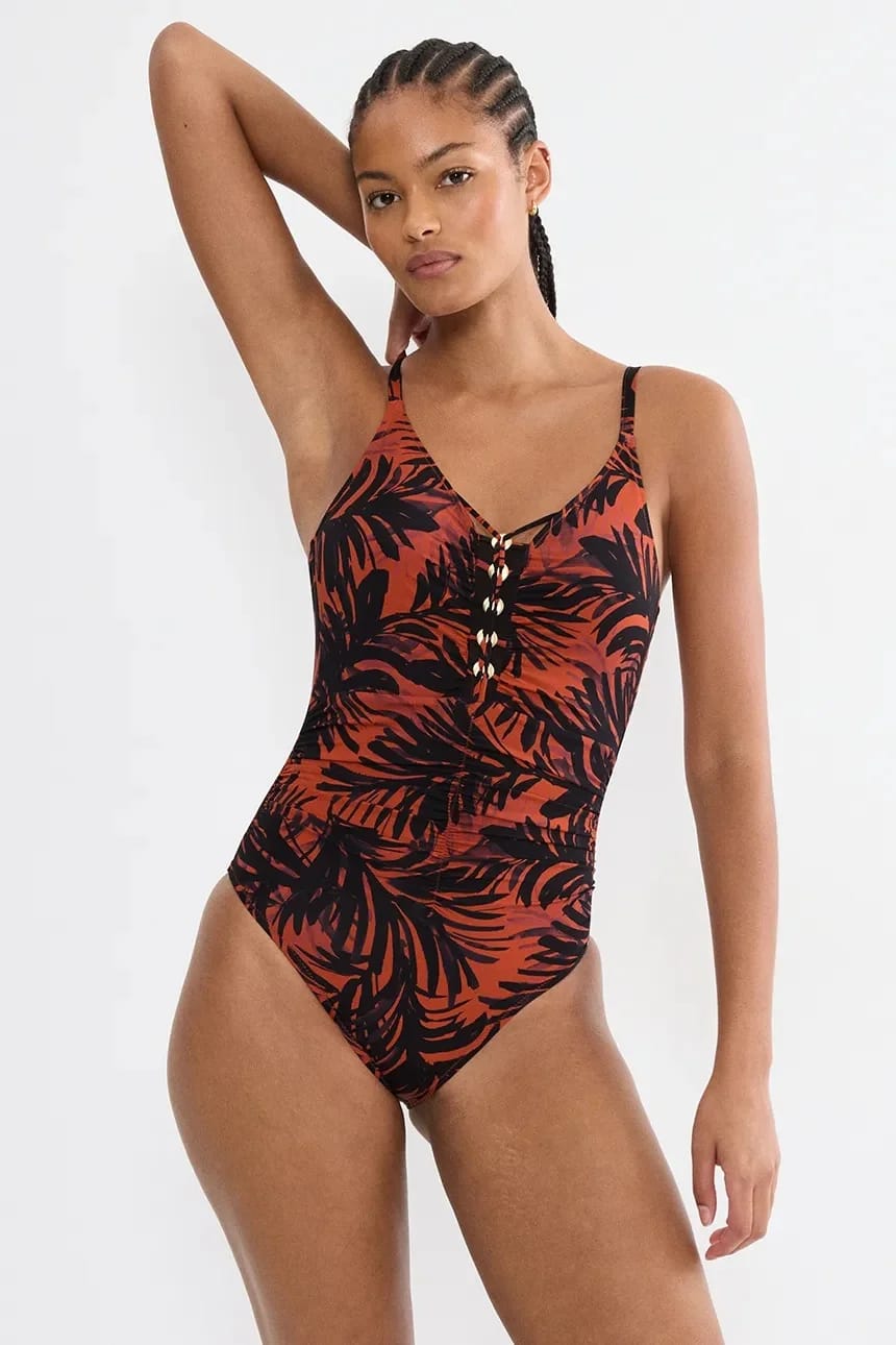 Женский цельный купальник Summer Palm