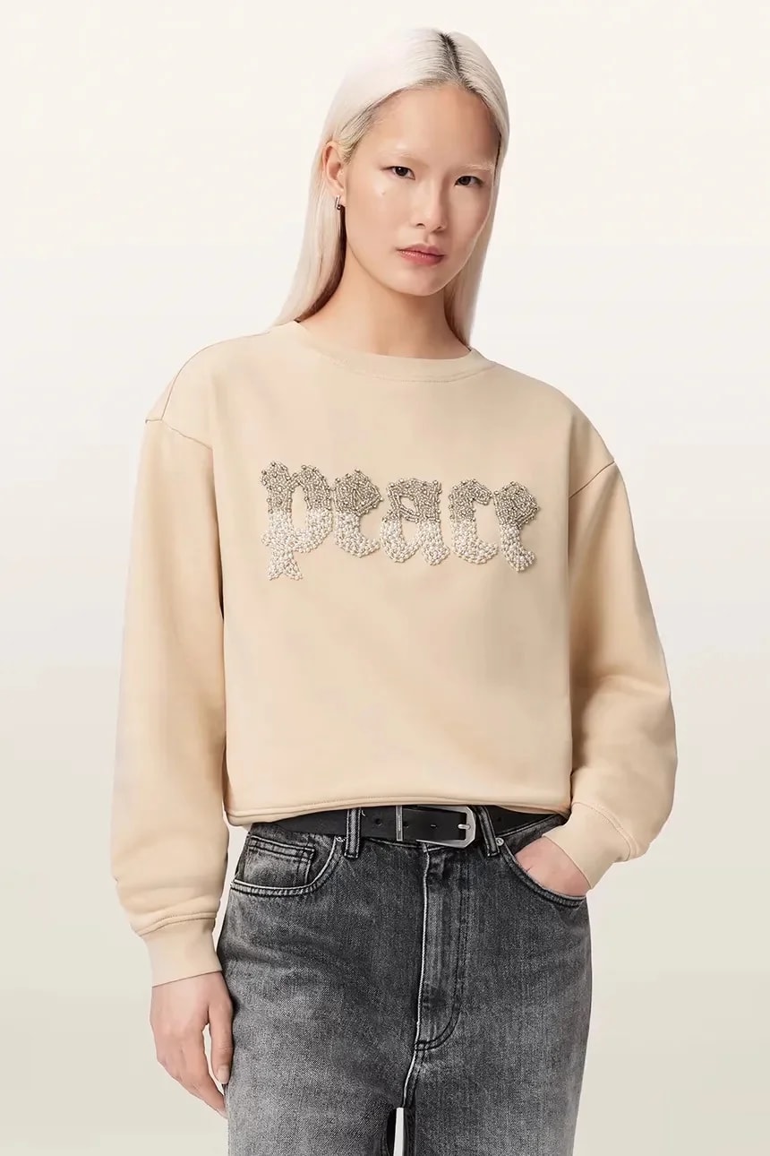 Женская толстовка из хлопка PEACE
