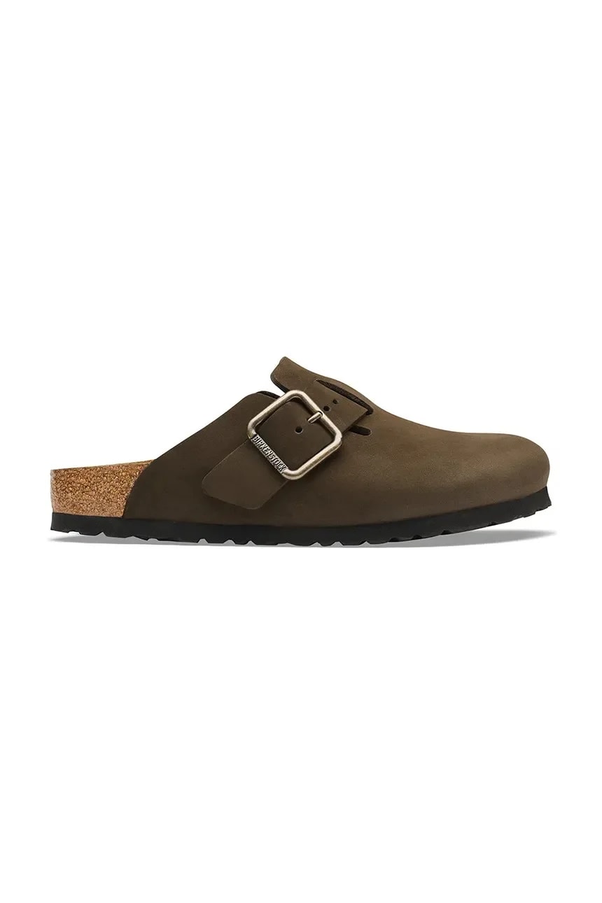 Мюли Boston Wire Buckle Nubuck Кожаные из нубука
