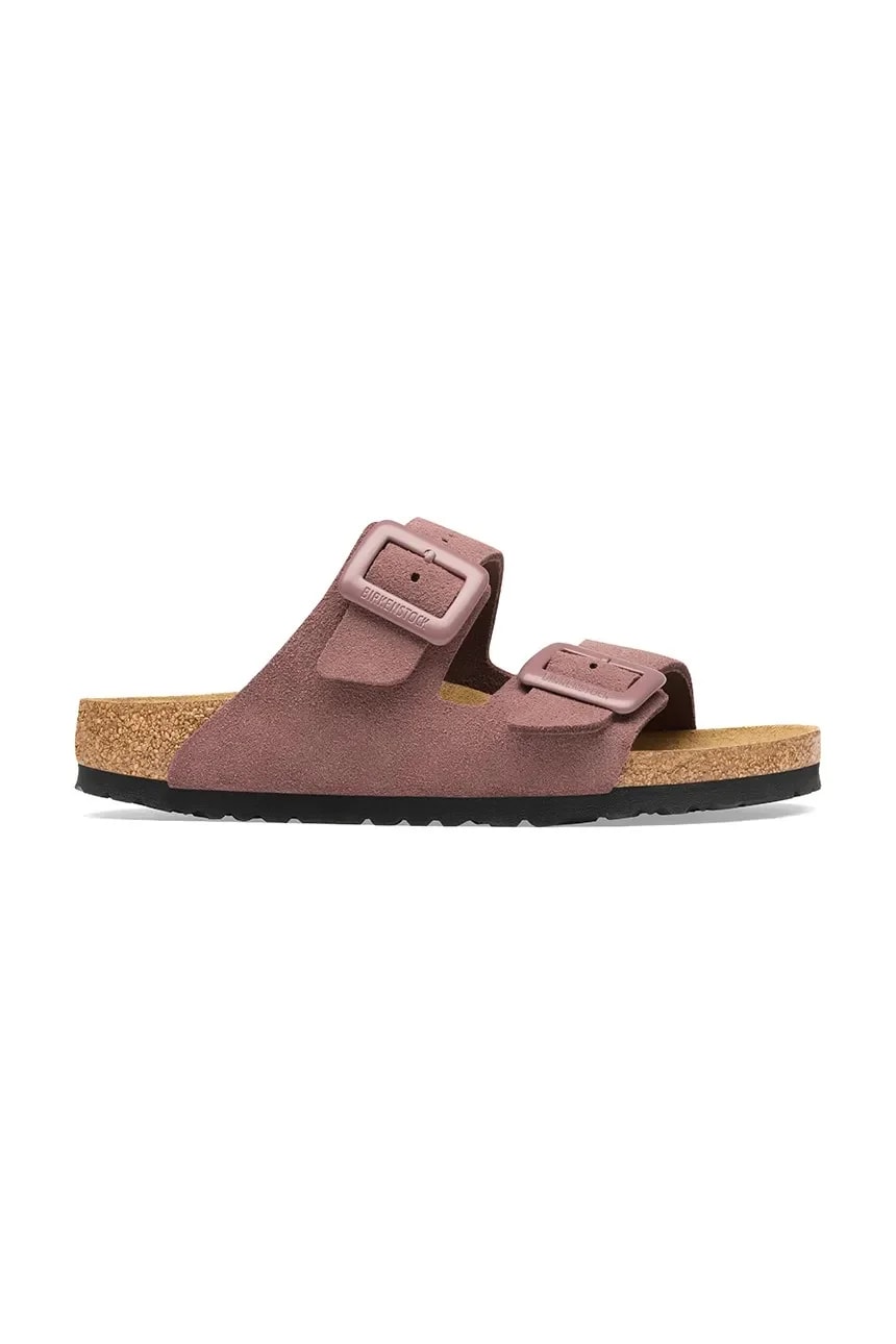 Женские замшевые тапочки Arizona Suede Cushion Buckle