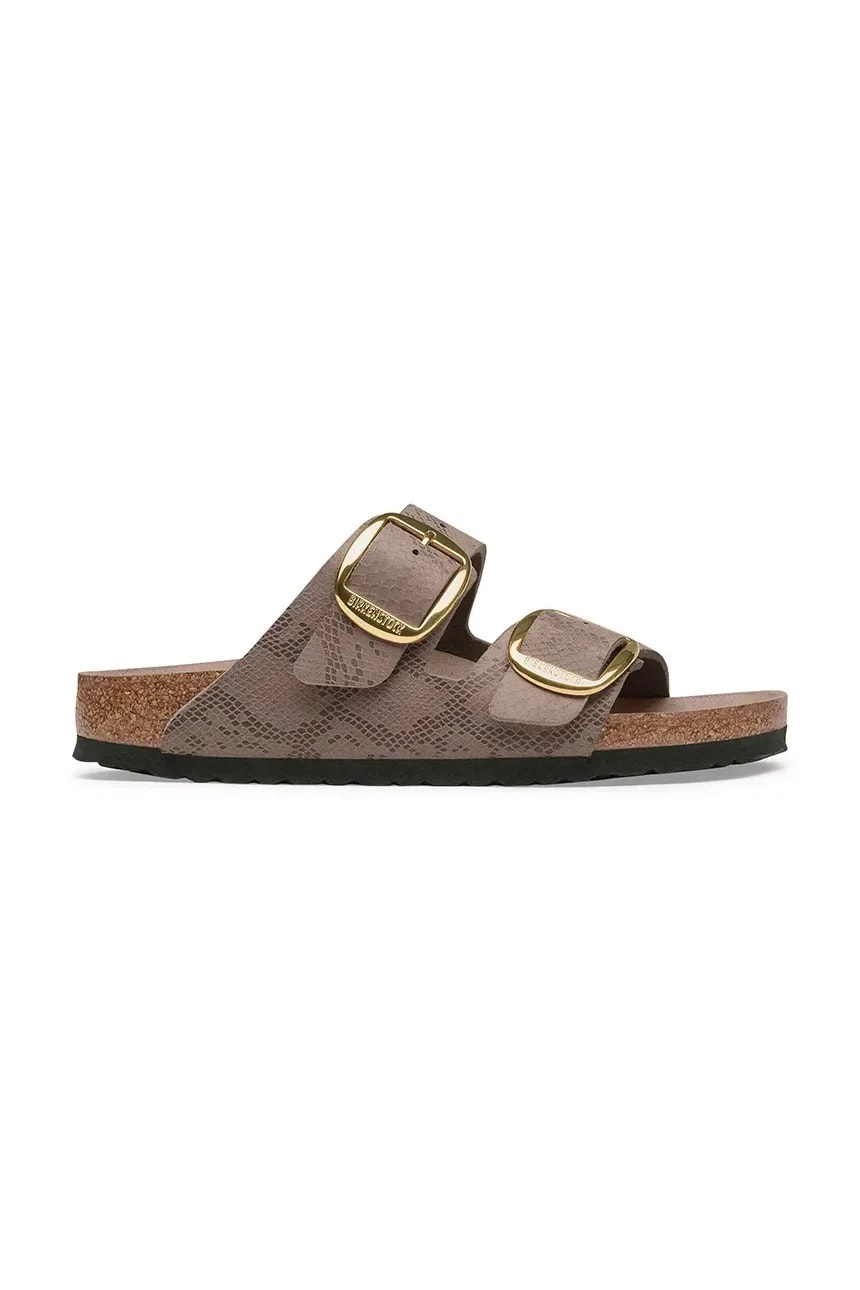 Женские кожаные шлепанцы Arizona Big Buckle Synthetics Python
