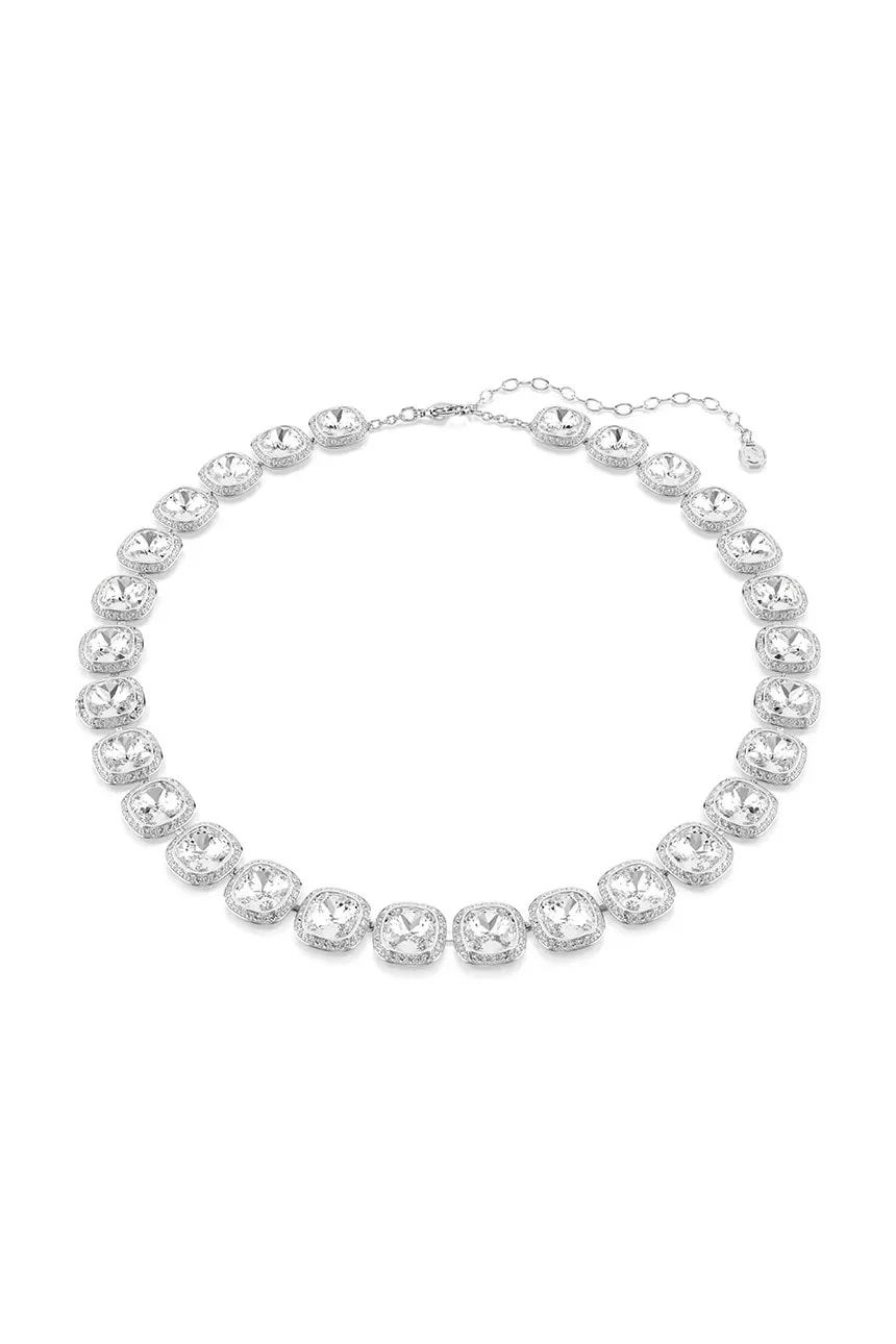 Женское металлическое колье с кристаллами Swarovski UNA