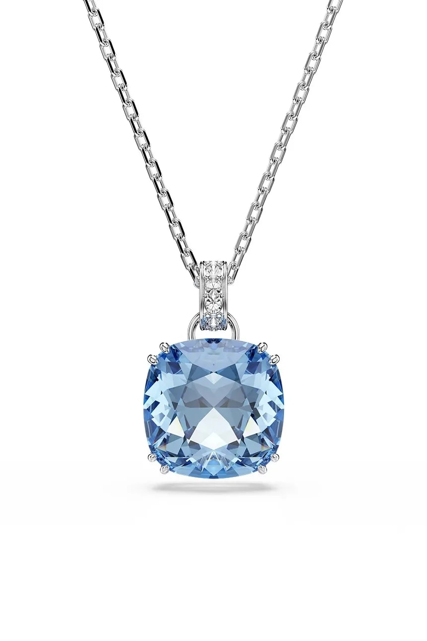 Женское металлическое колье с кулоном с кристаллом Swarovski MILLENIA