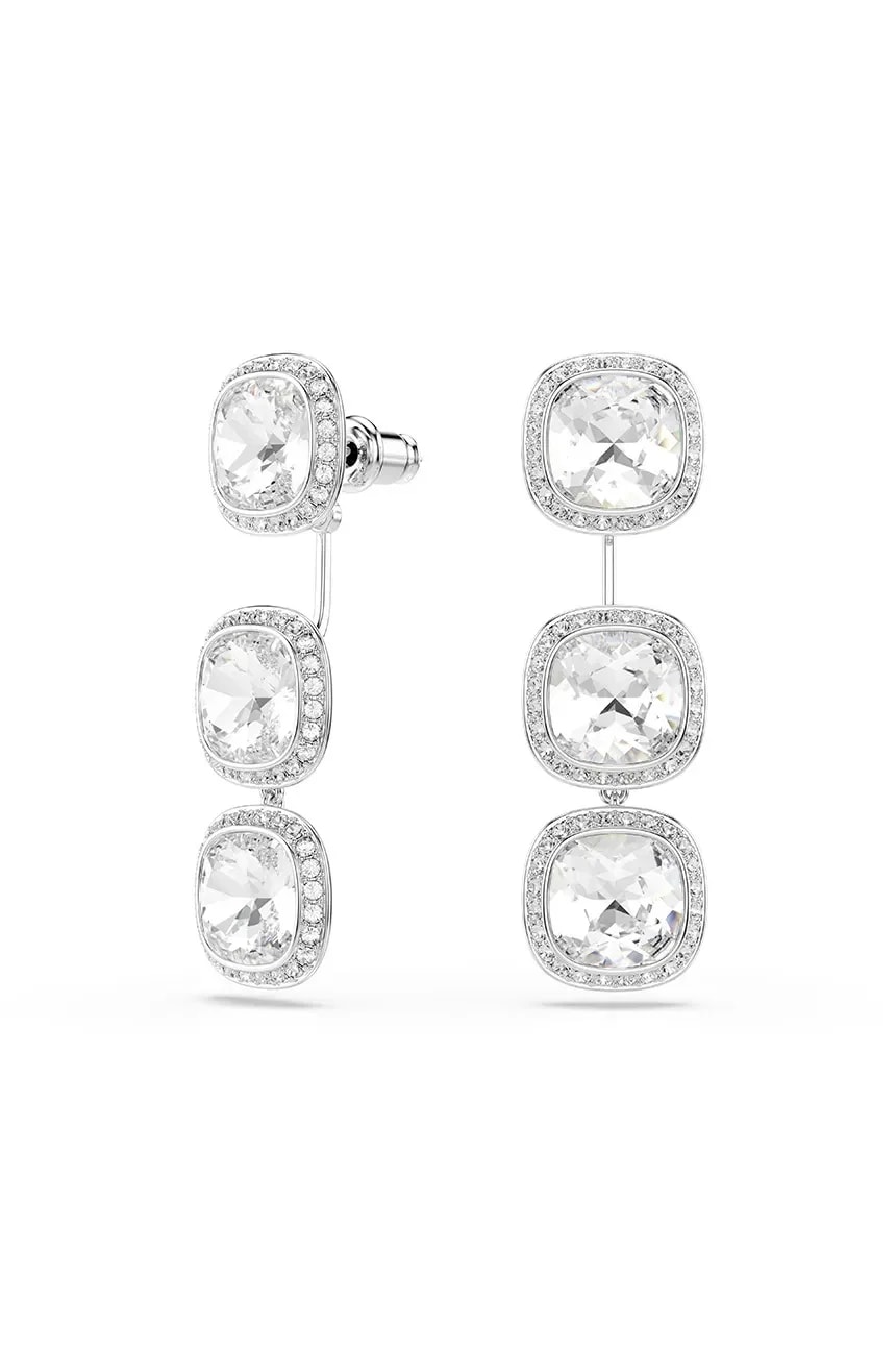 Женские металлические серьги с кристаллами Swarovski UNA