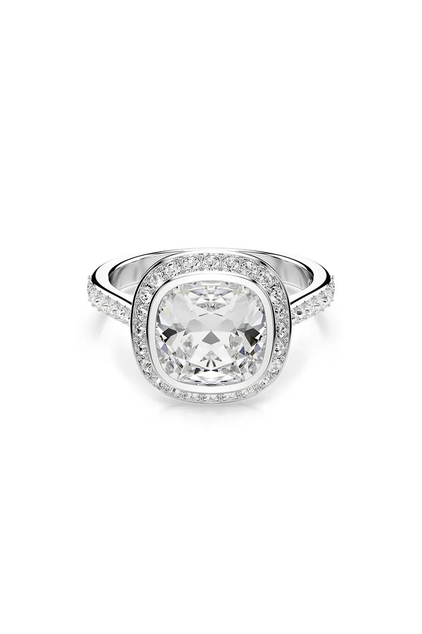 Женское металлическое кольцо с кристаллом Swarovski UNA