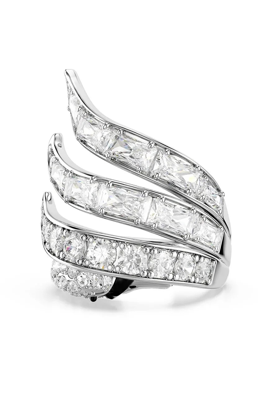 Женское металлическое кольцо с кристаллом Swarovski ВЕНА