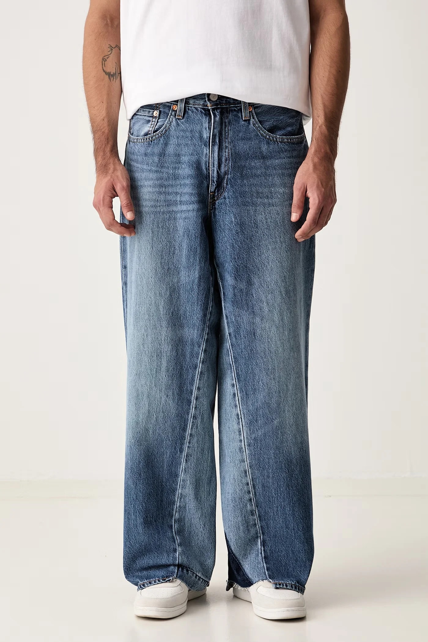 Мужские широкие джинсы BAGGY WIDE LEG